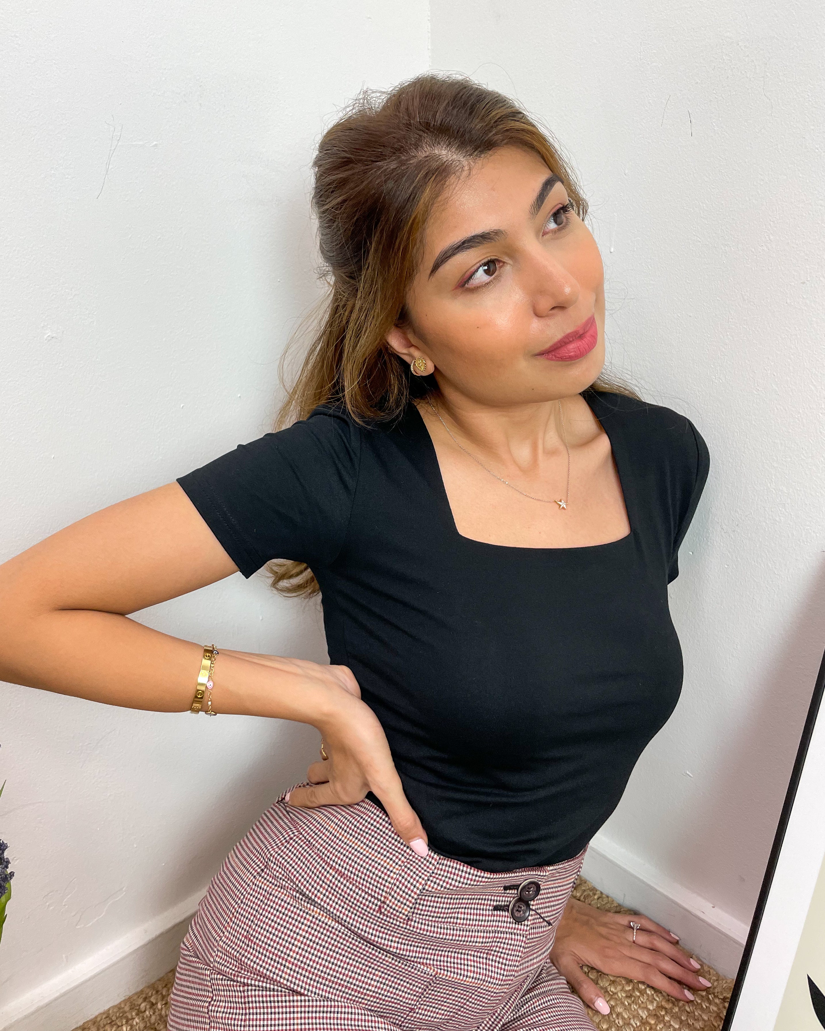 Becca Two-Way Top in Black