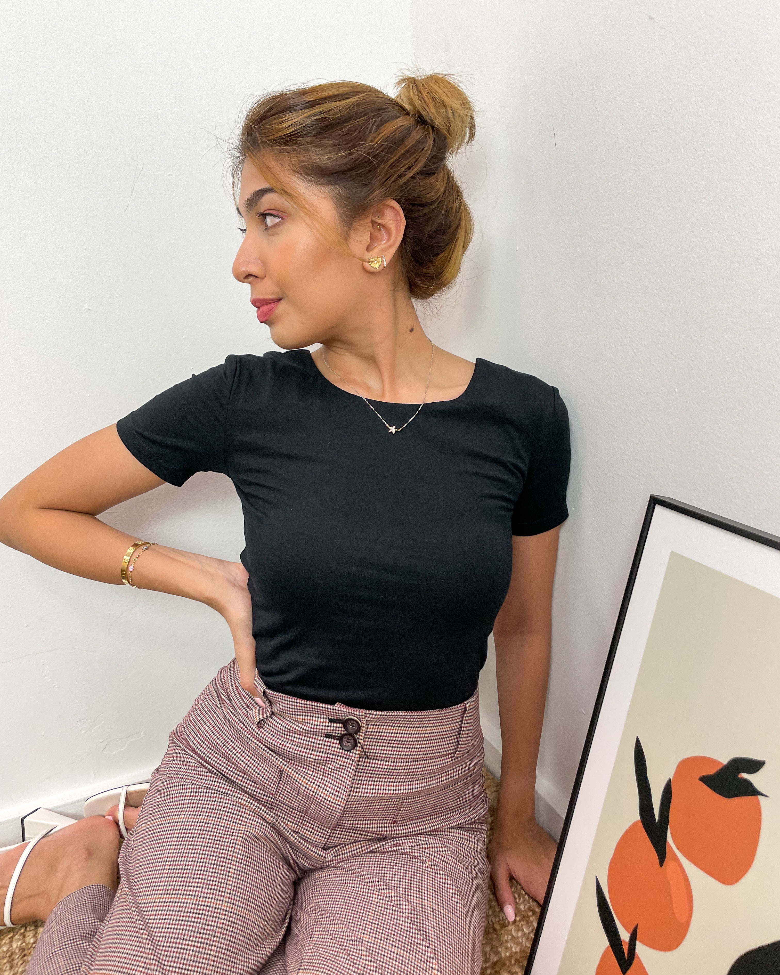 Becca Two-Way Top in Black