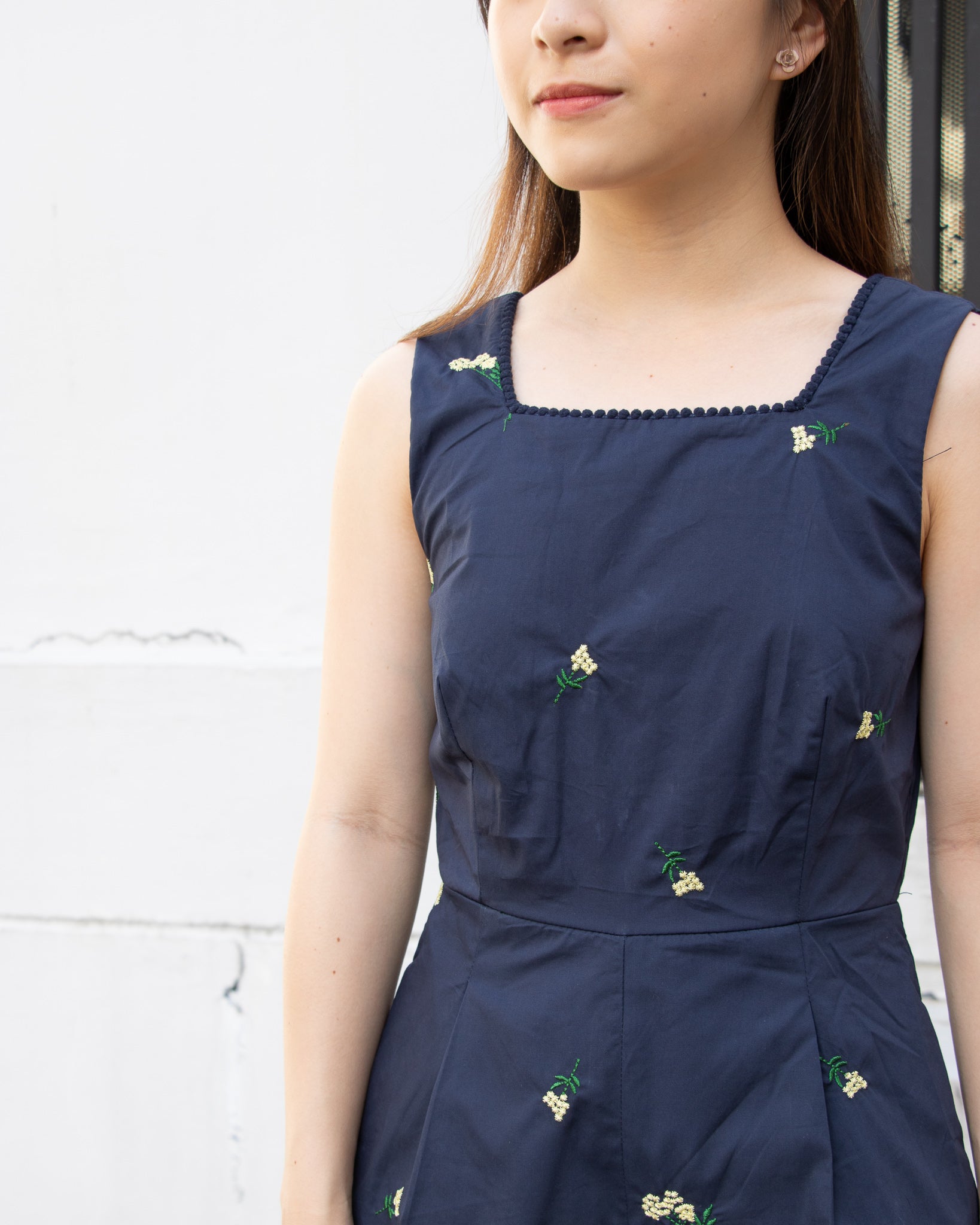Odelia Romper in Navy