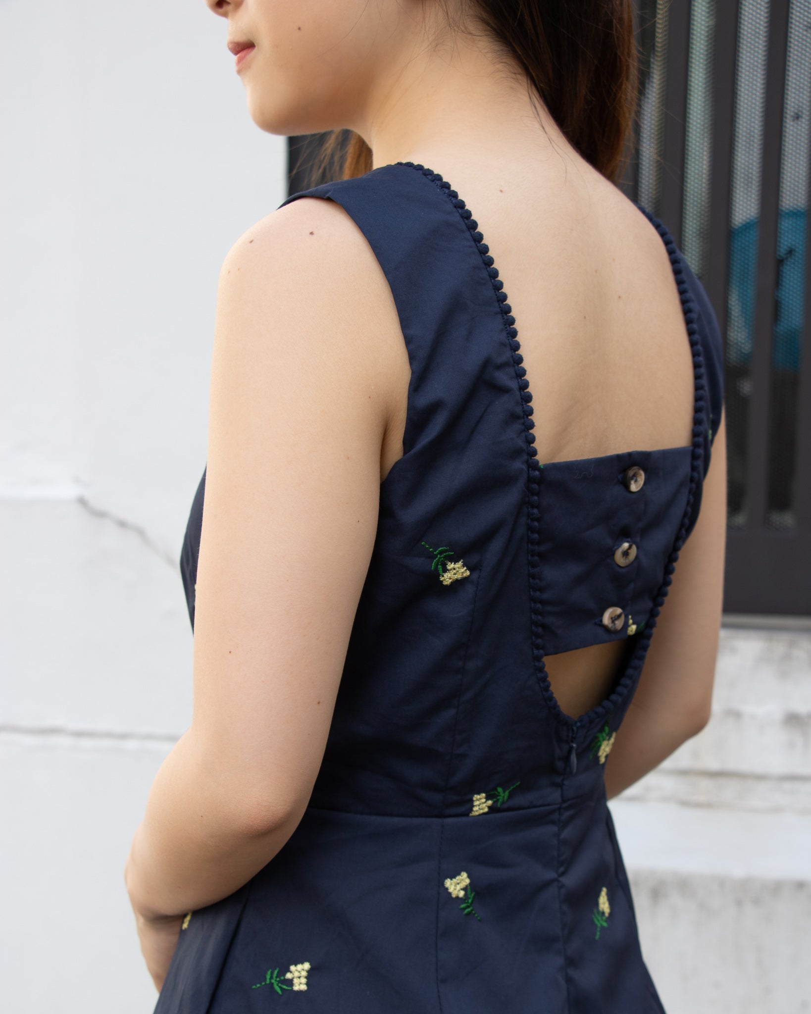 Odelia Romper in Navy