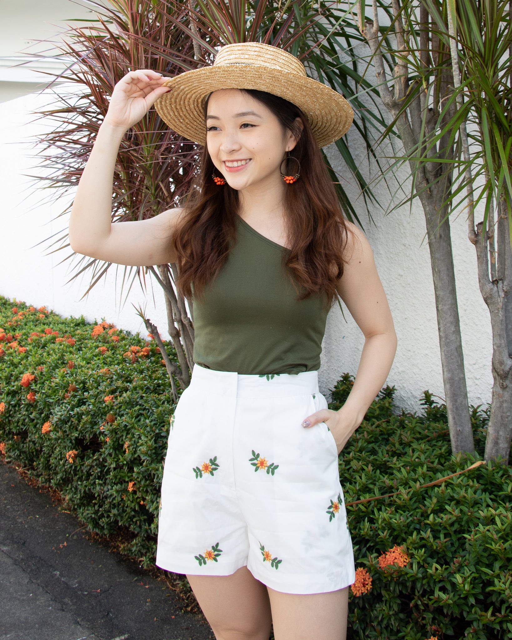 Lucile Shorts in White