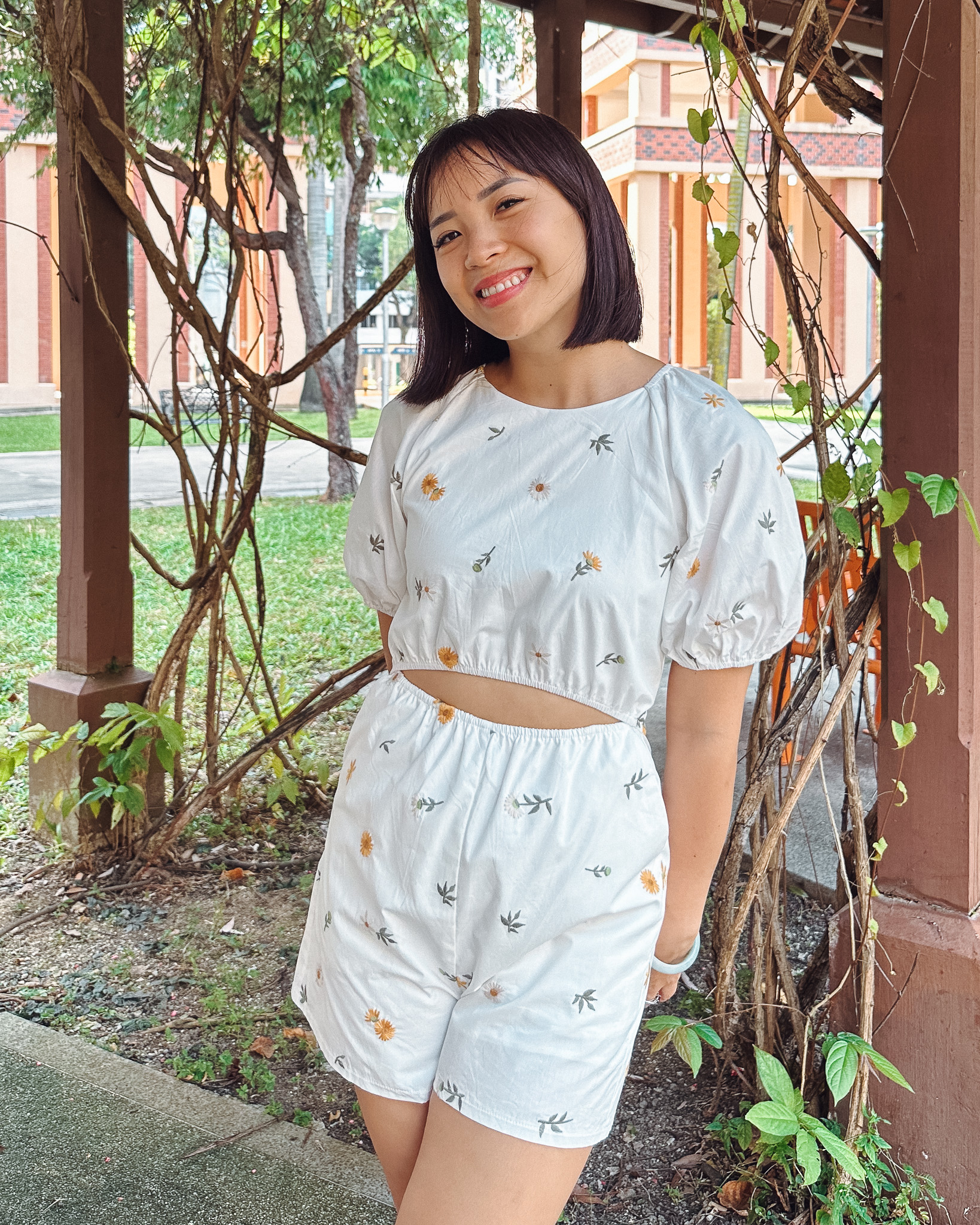 Jocelyn Romper in White