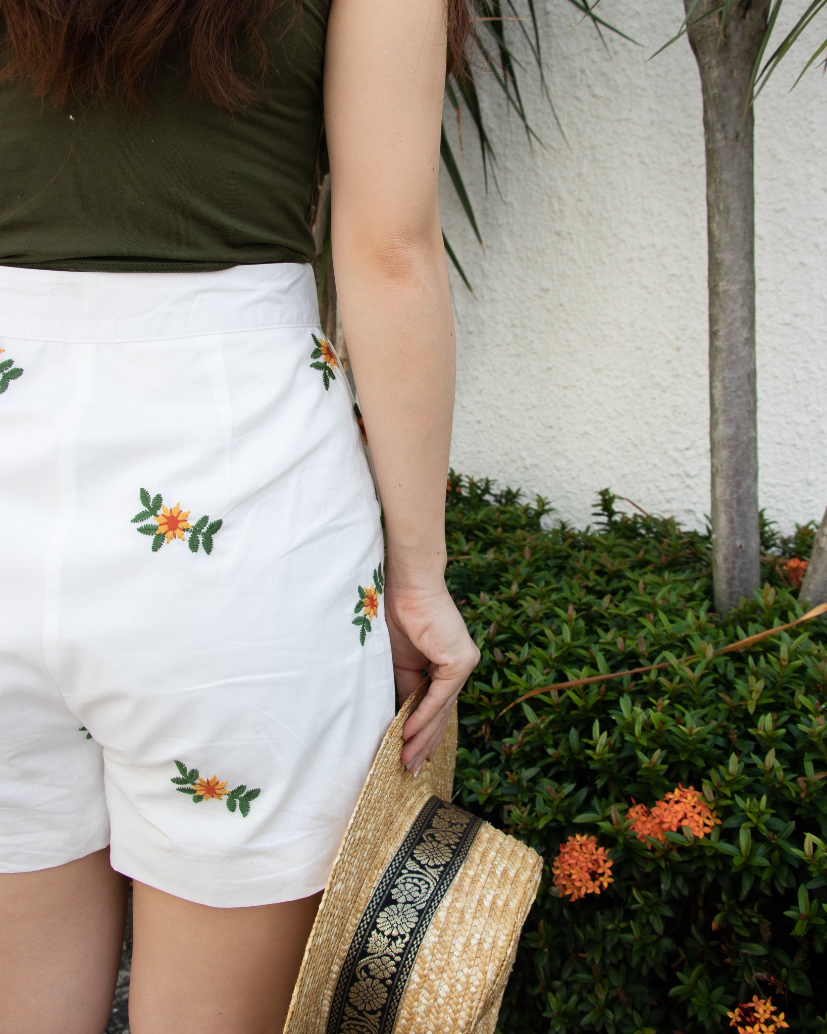 Lucile Shorts in White