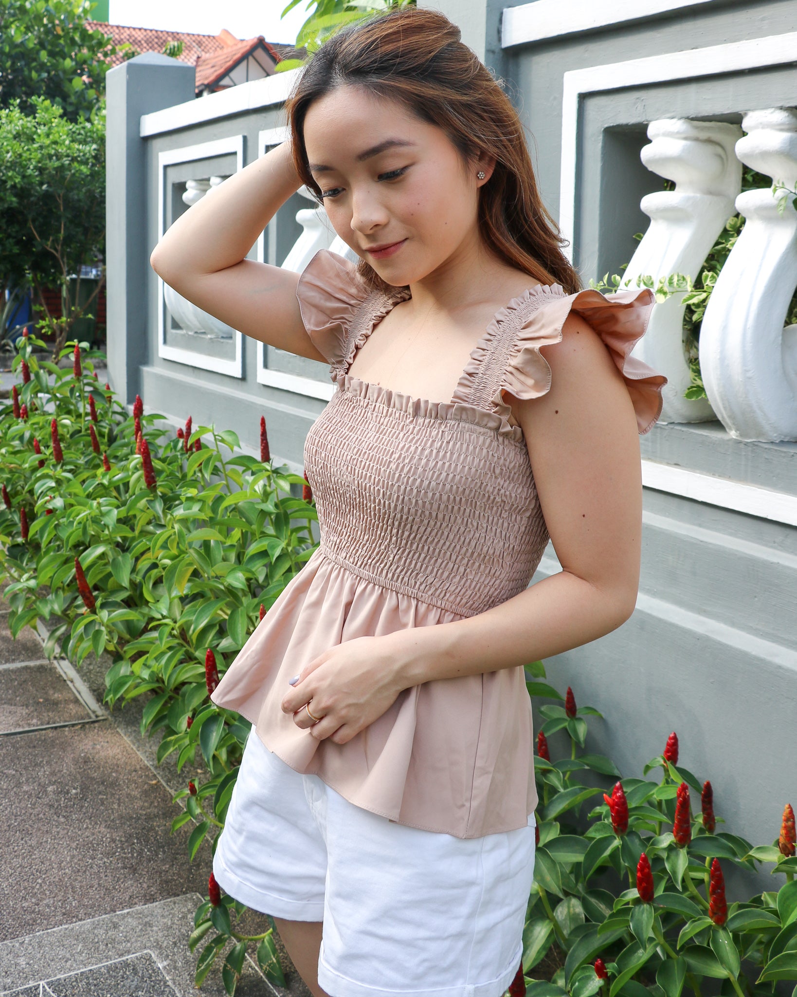 Abigail Top in Ecru