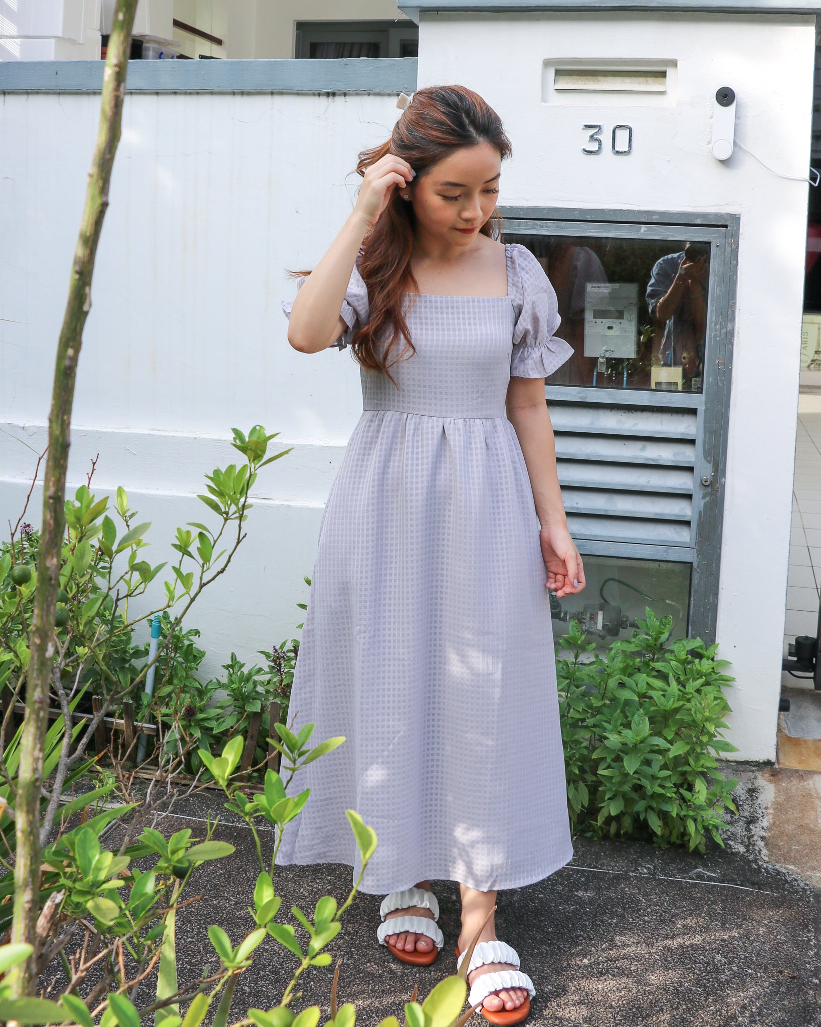 Luna Dress in Grey