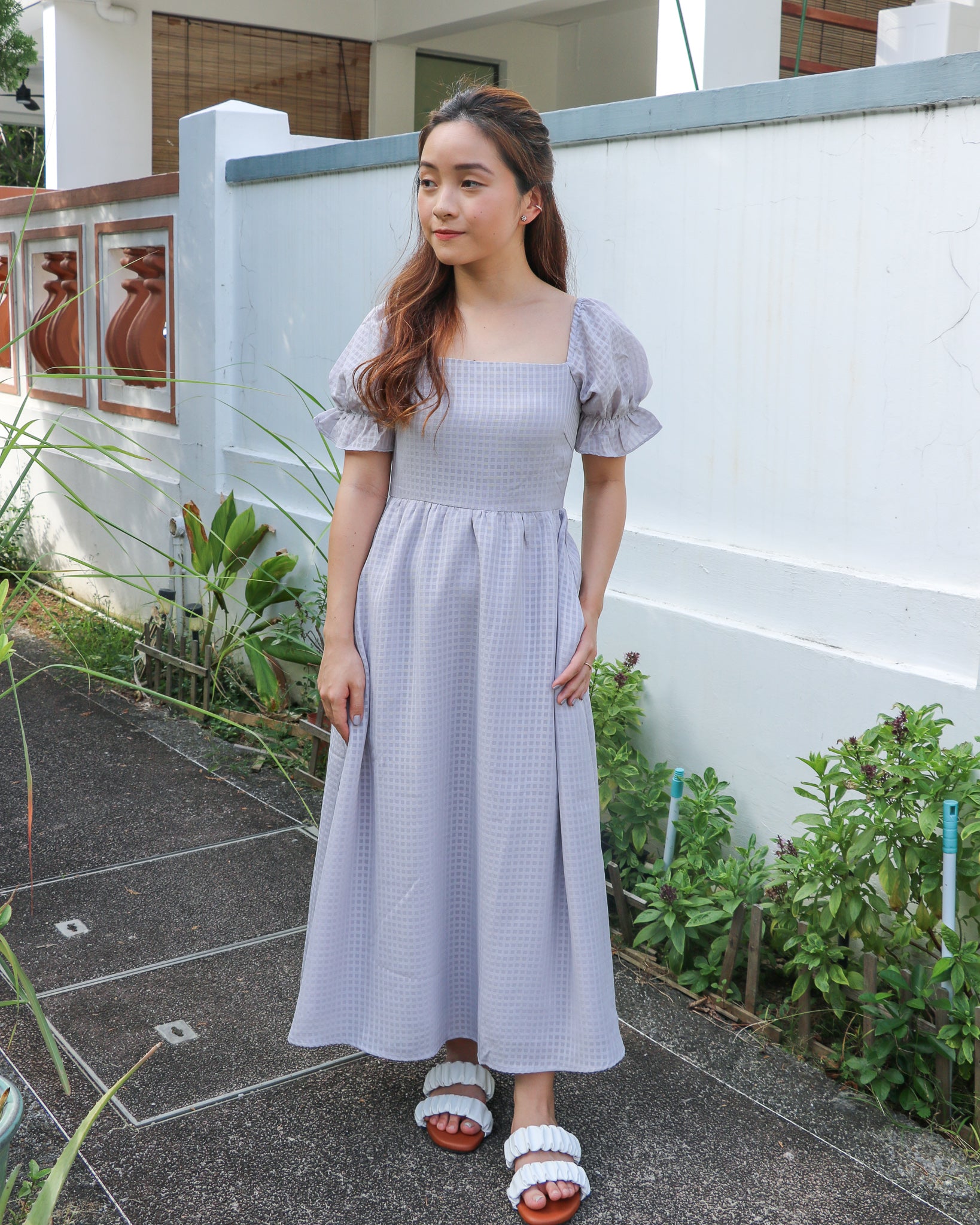 Luna Dress in Grey