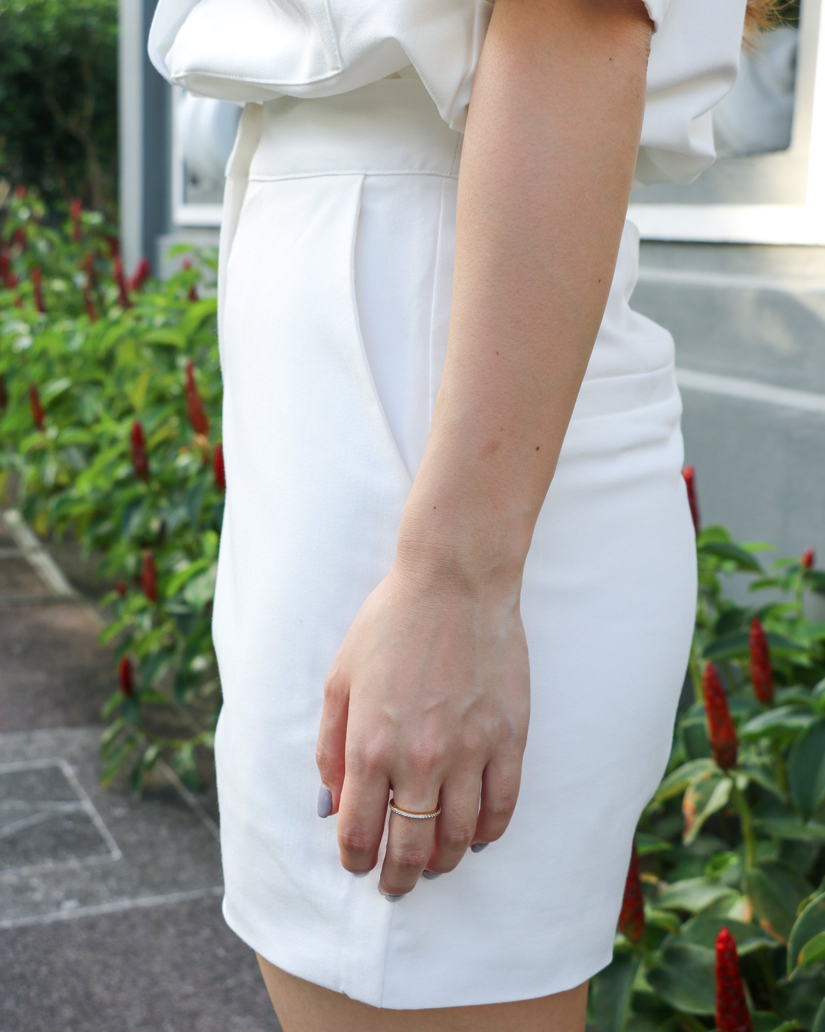Yvette Shorts in White