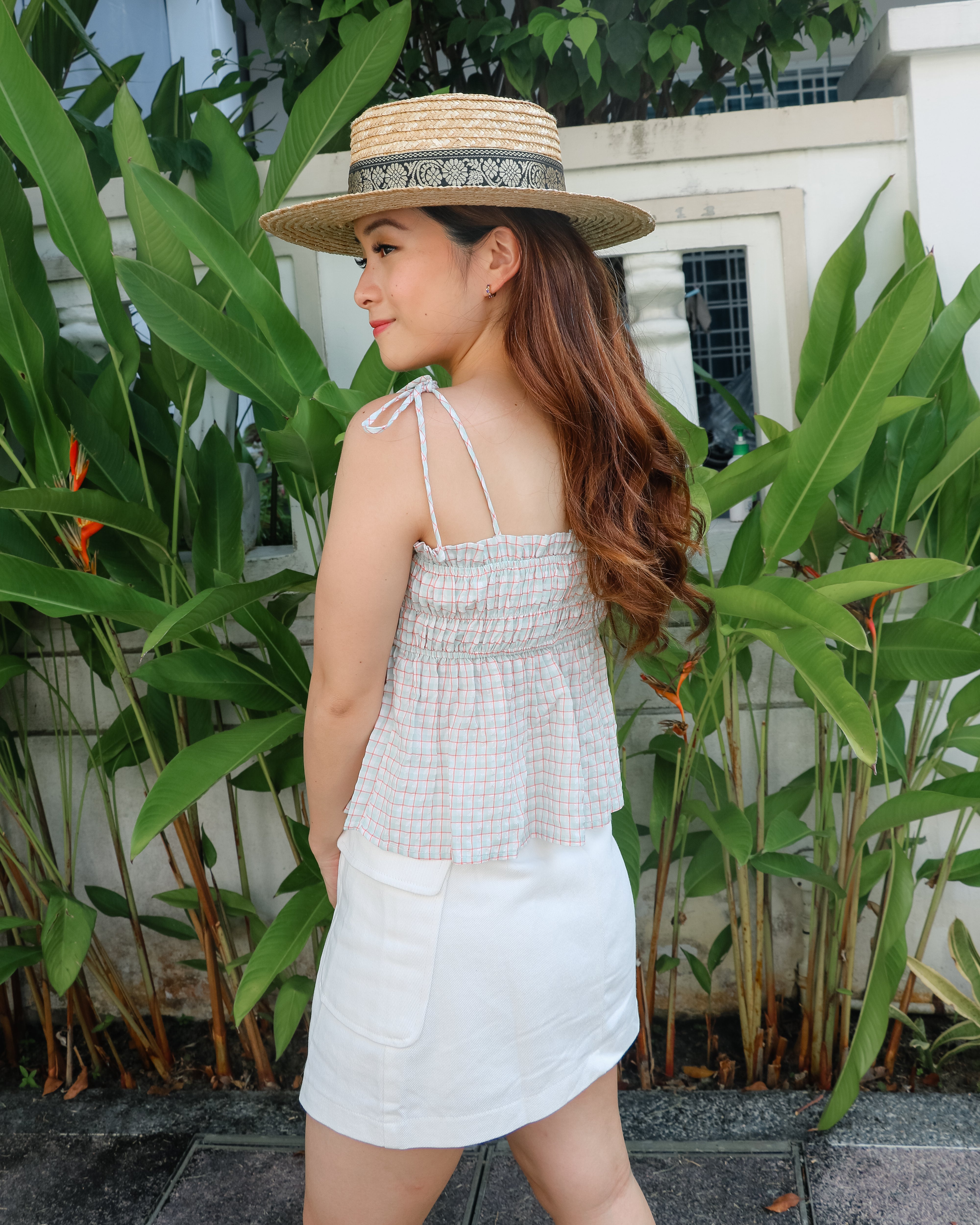 Keira Empire Top in Mint