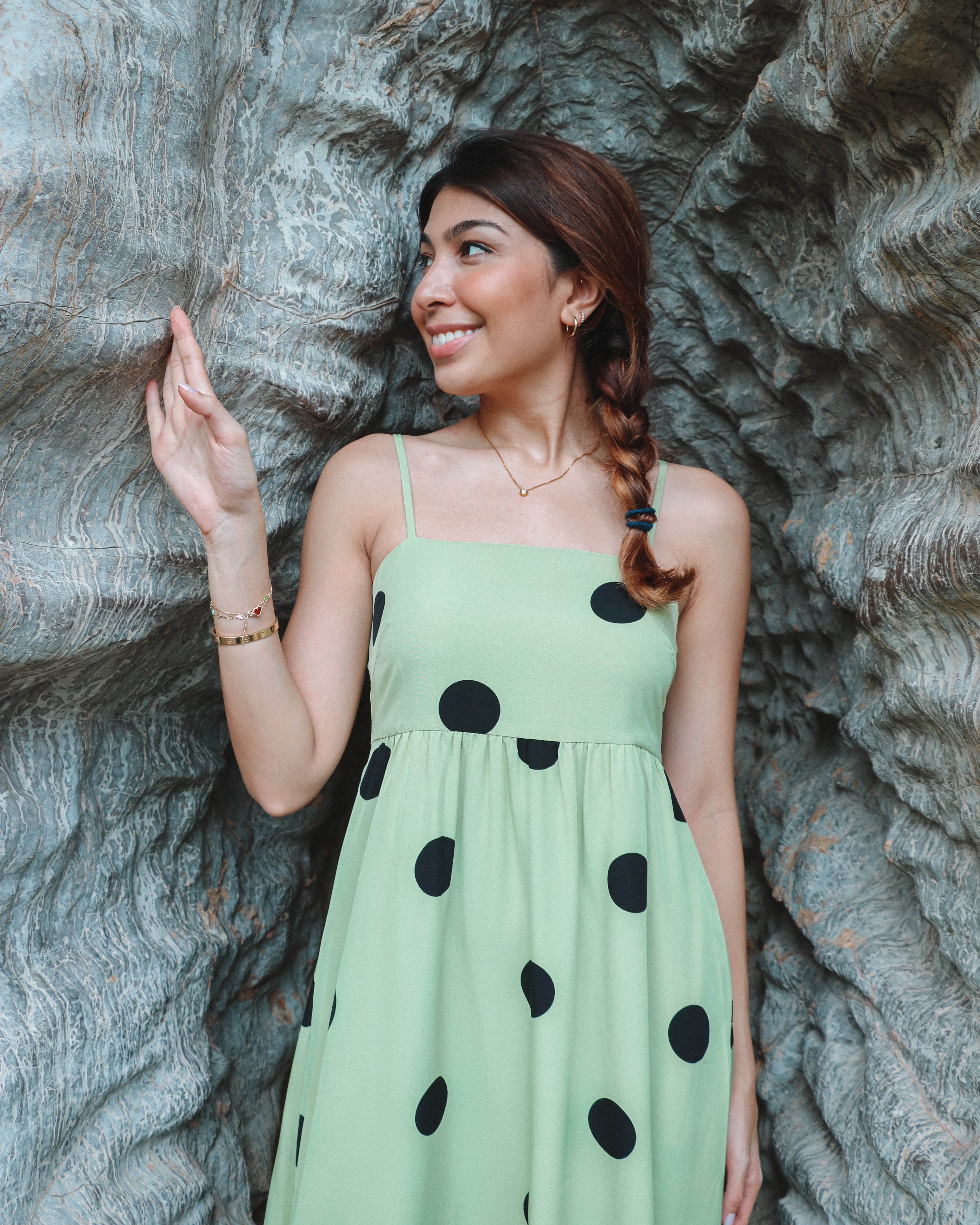 Colette Dress in Pistachio