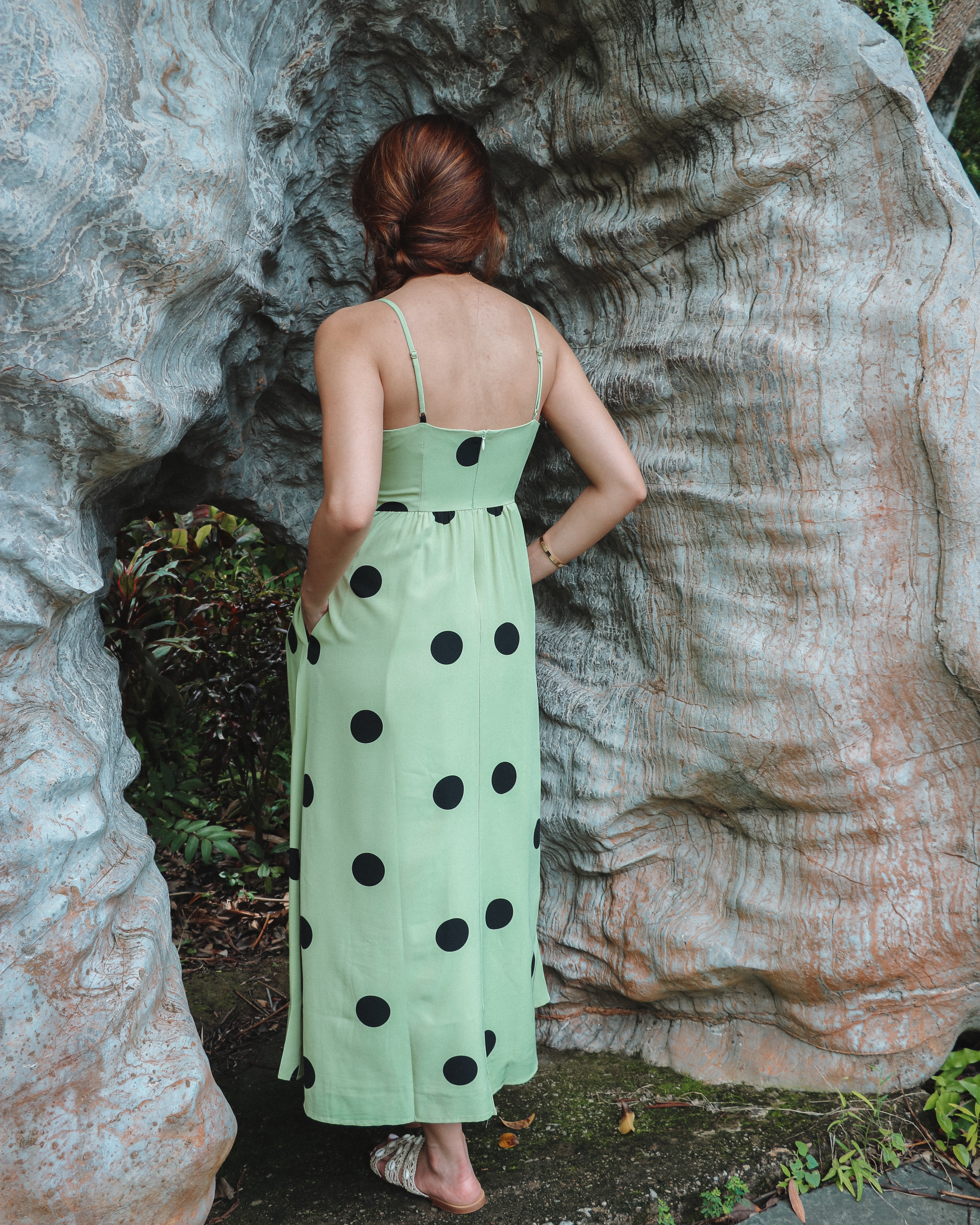 Colette Dress in Pistachio