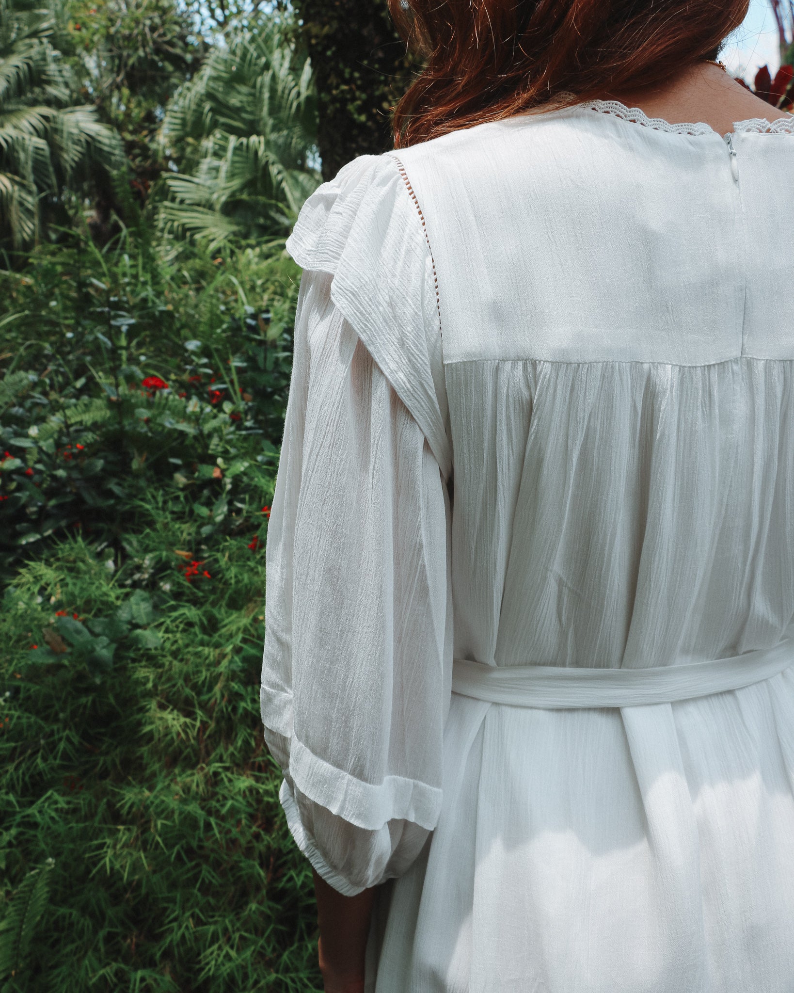 Charlene Dress in White