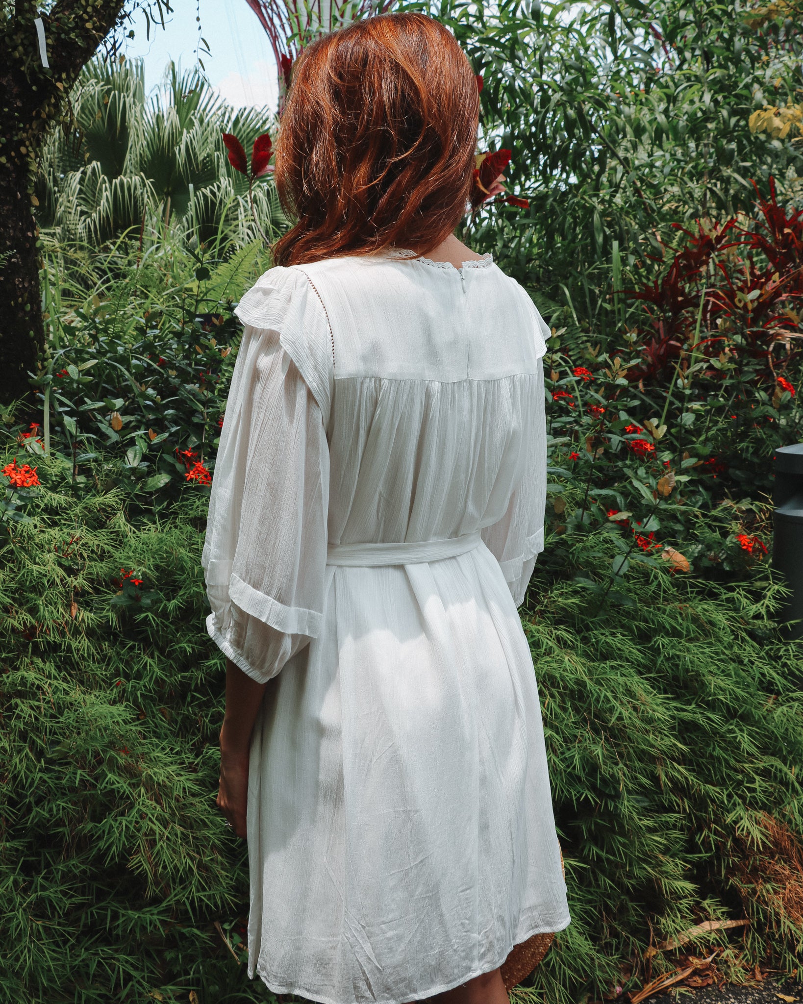 Charlene Dress in White