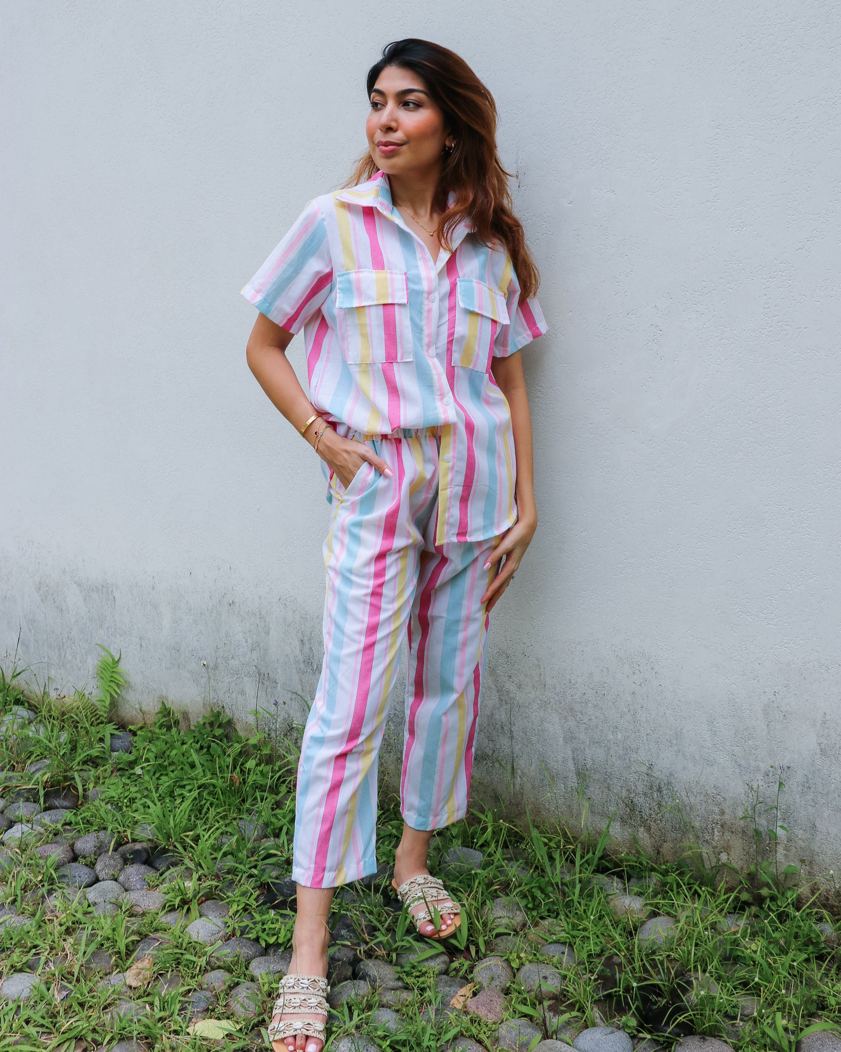 Gabby Set in Stripes