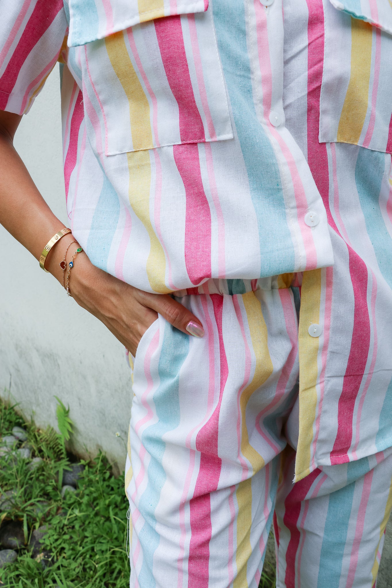 Gabby Set in Stripes