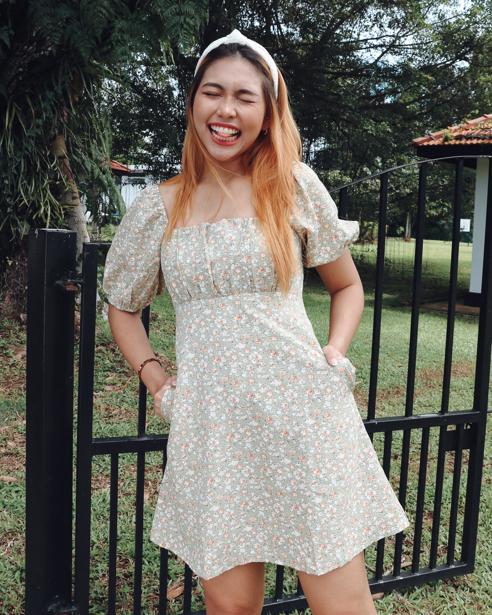 Kendall Dress Romper in Floral