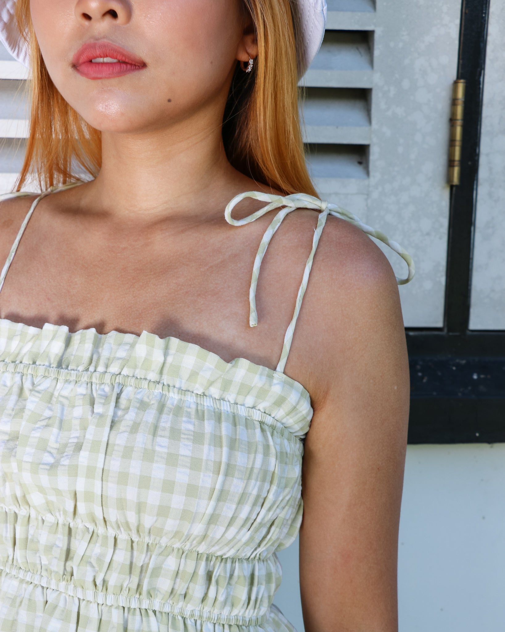 Bella Dress in Apple Green