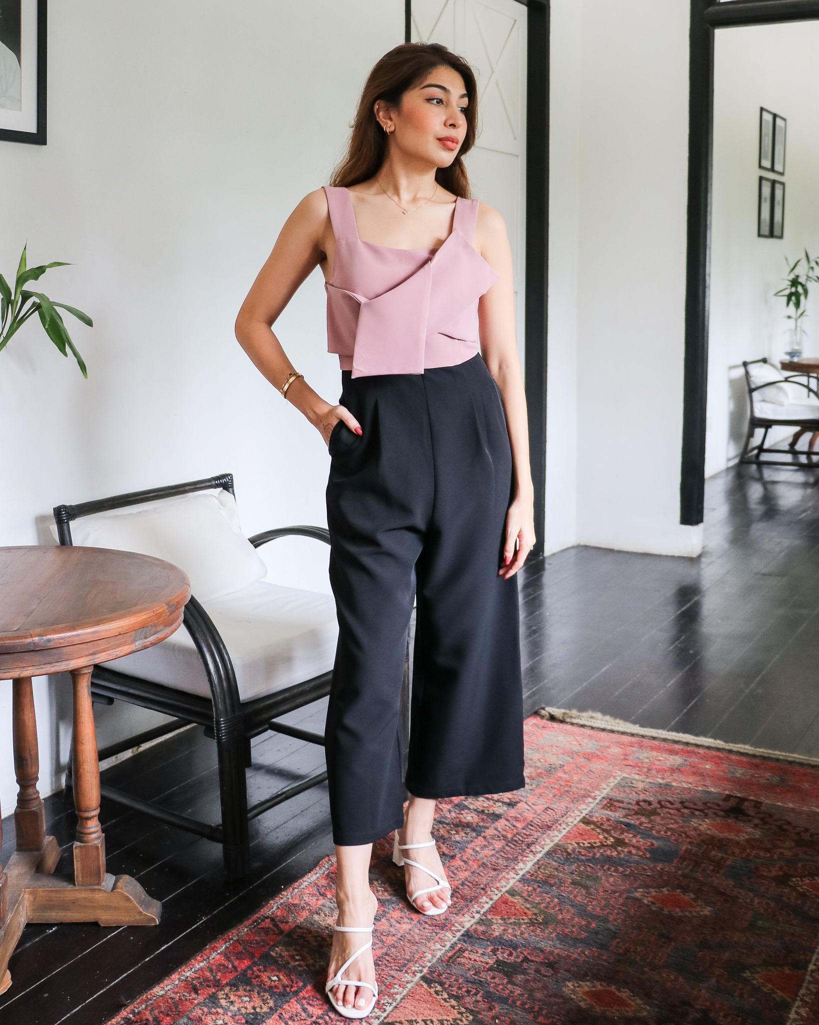 Bonnie Jumpsuit in Pink