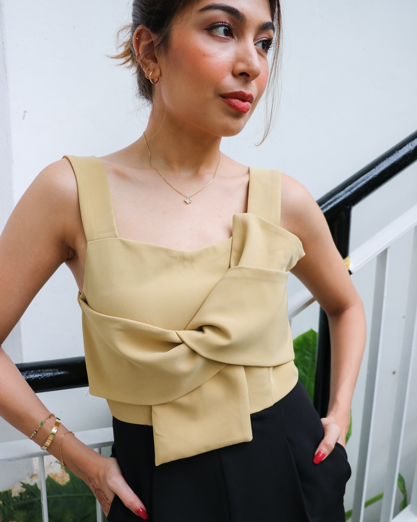 Bonnie Jumpsuit in Mustard