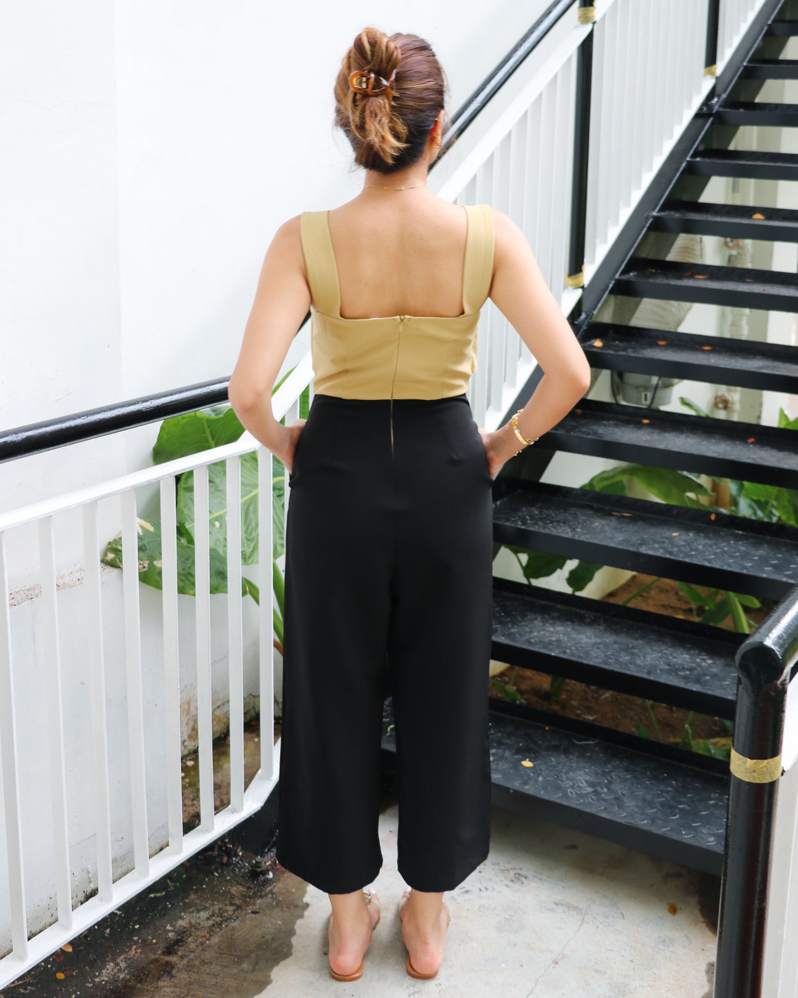 Bonnie Jumpsuit in Mustard