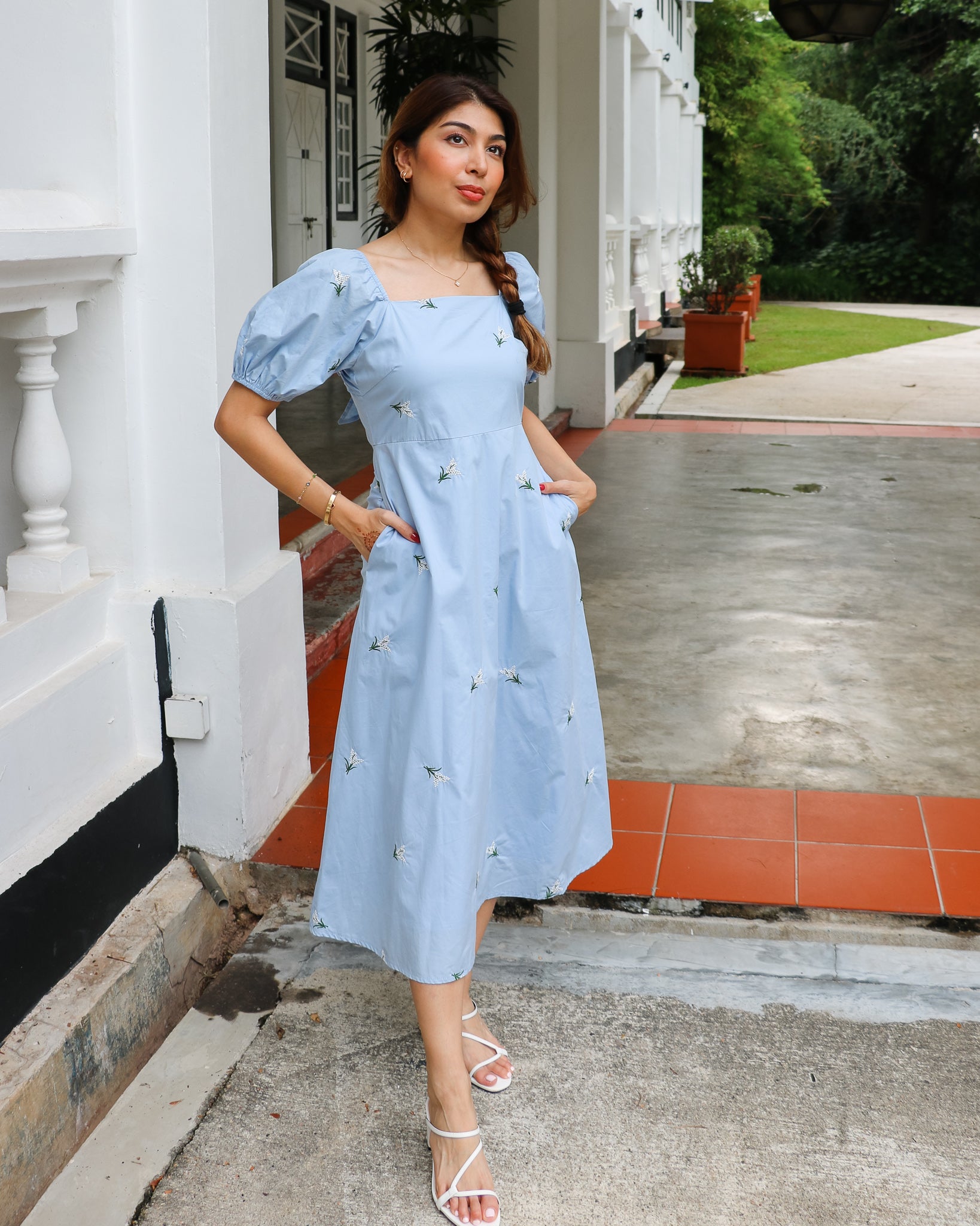 Lydia Dress in Blue