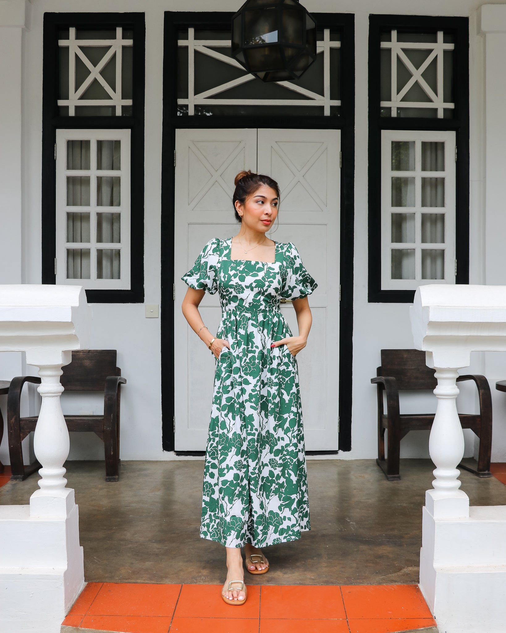 *BACK IN STOCK* Ella Dress in Green