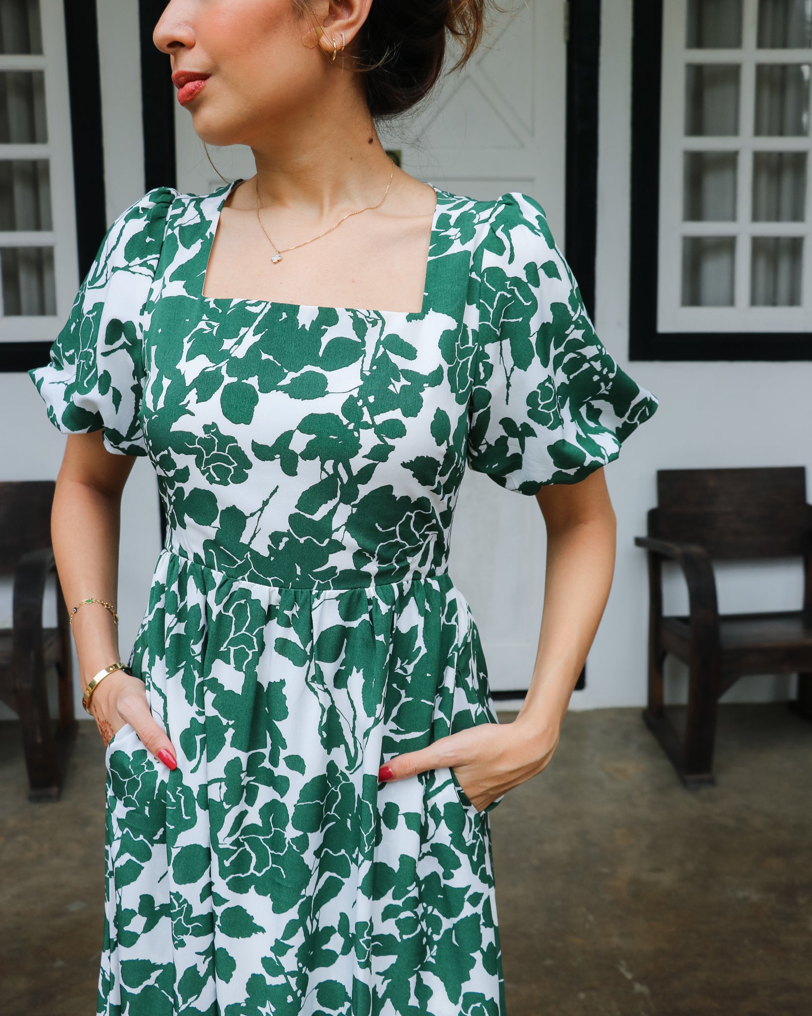 *BACK IN STOCK* Ella Dress in Green