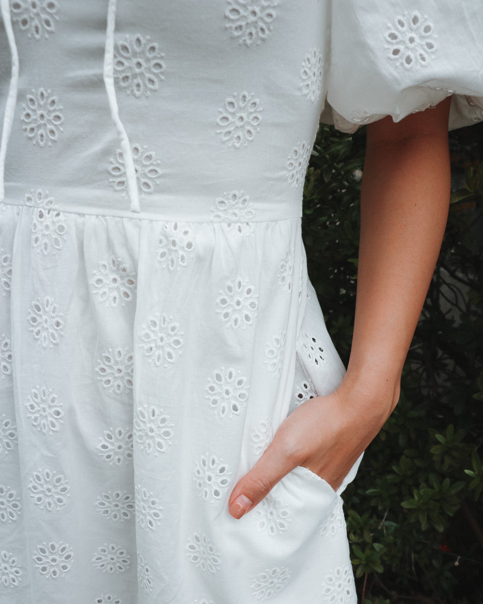 Sabrina Dress Romper in White