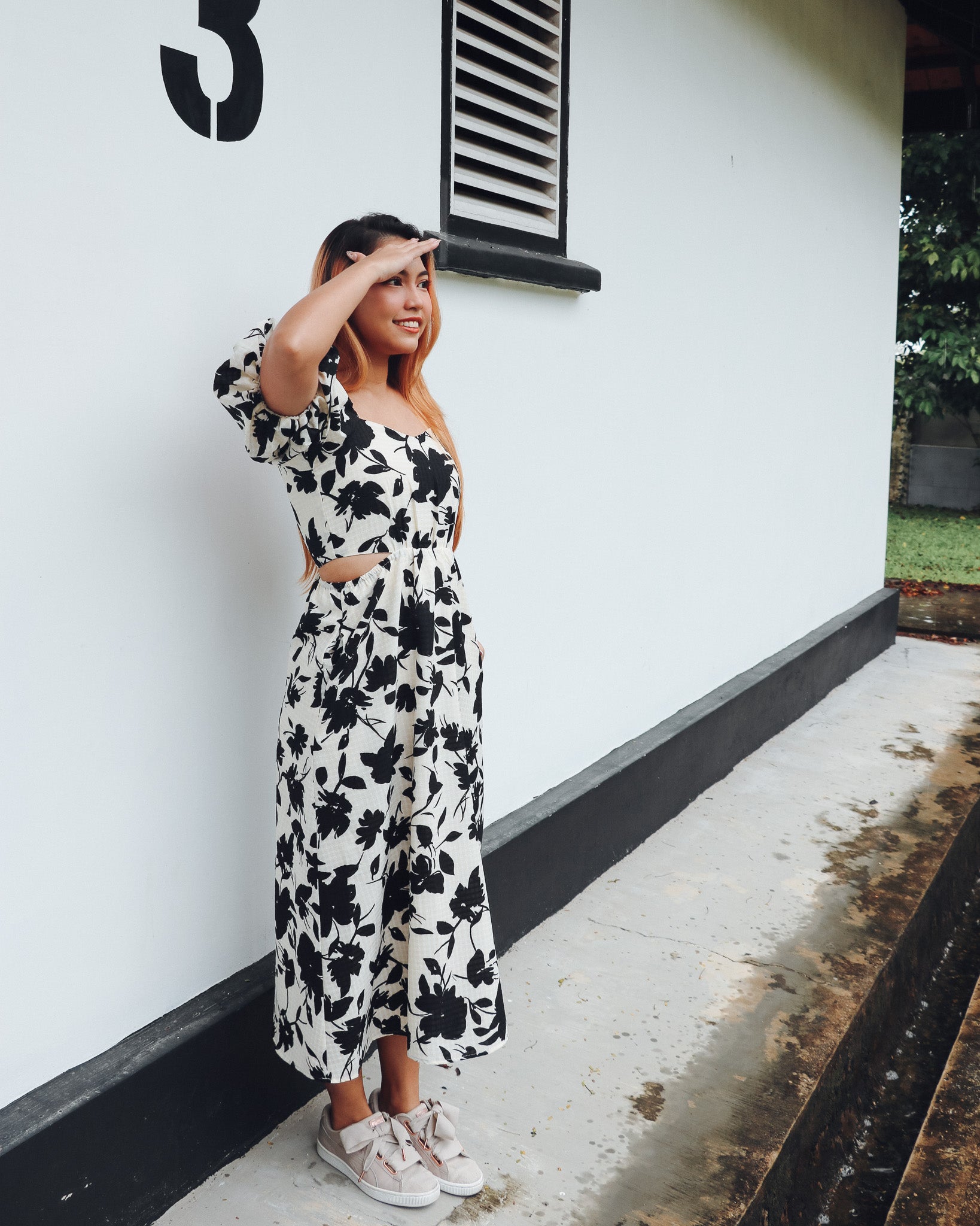 Candace Dress in White