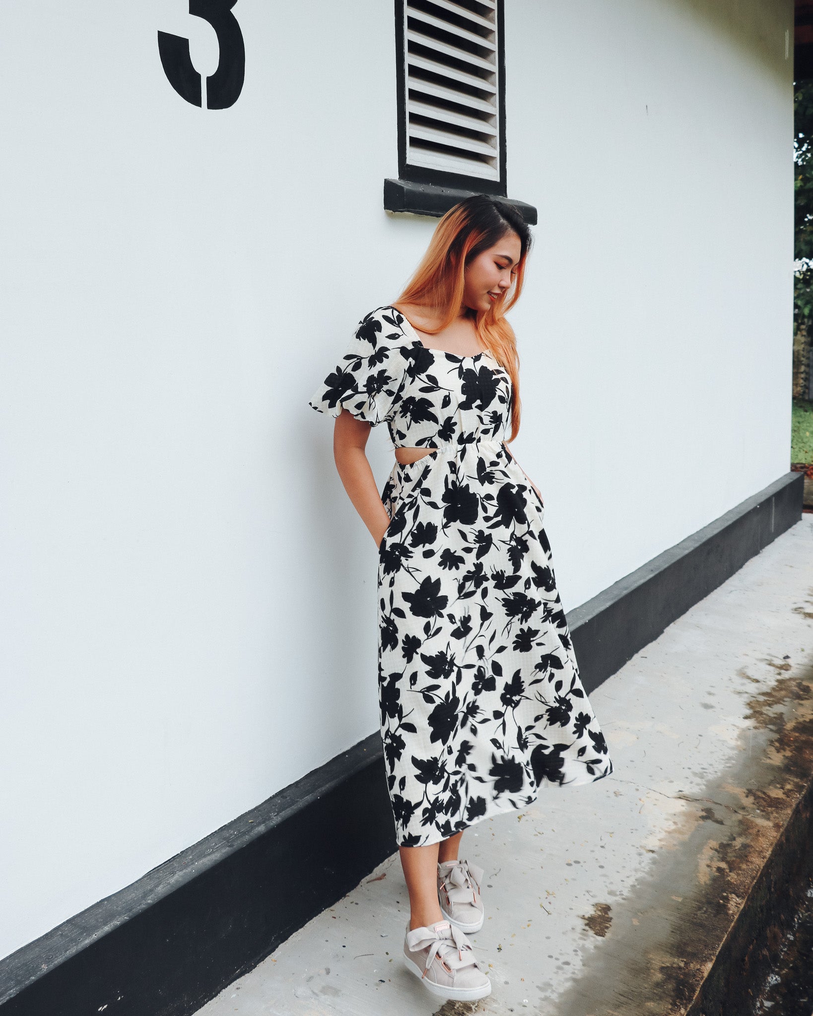 Candace Dress in White