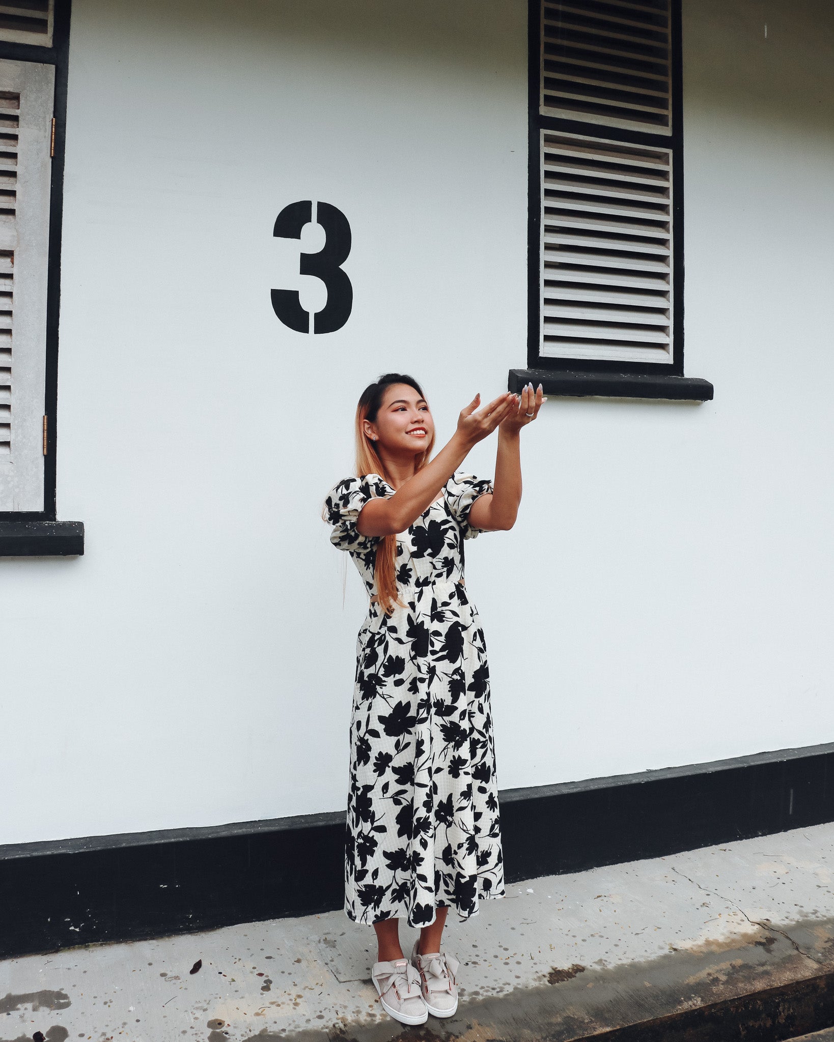 Candace Dress in White