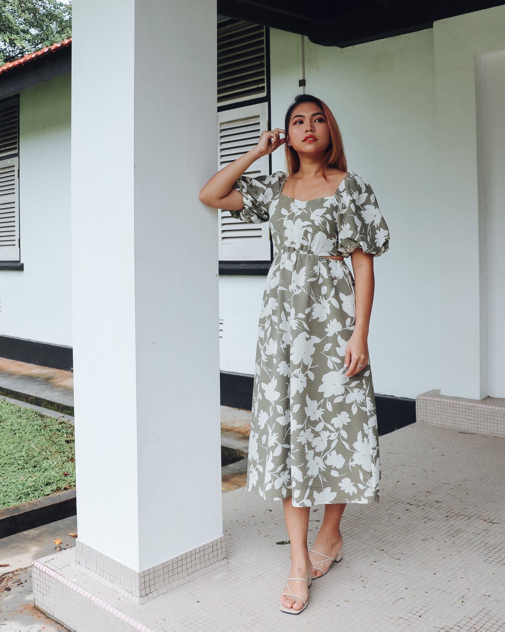 Candace Dress in Sage