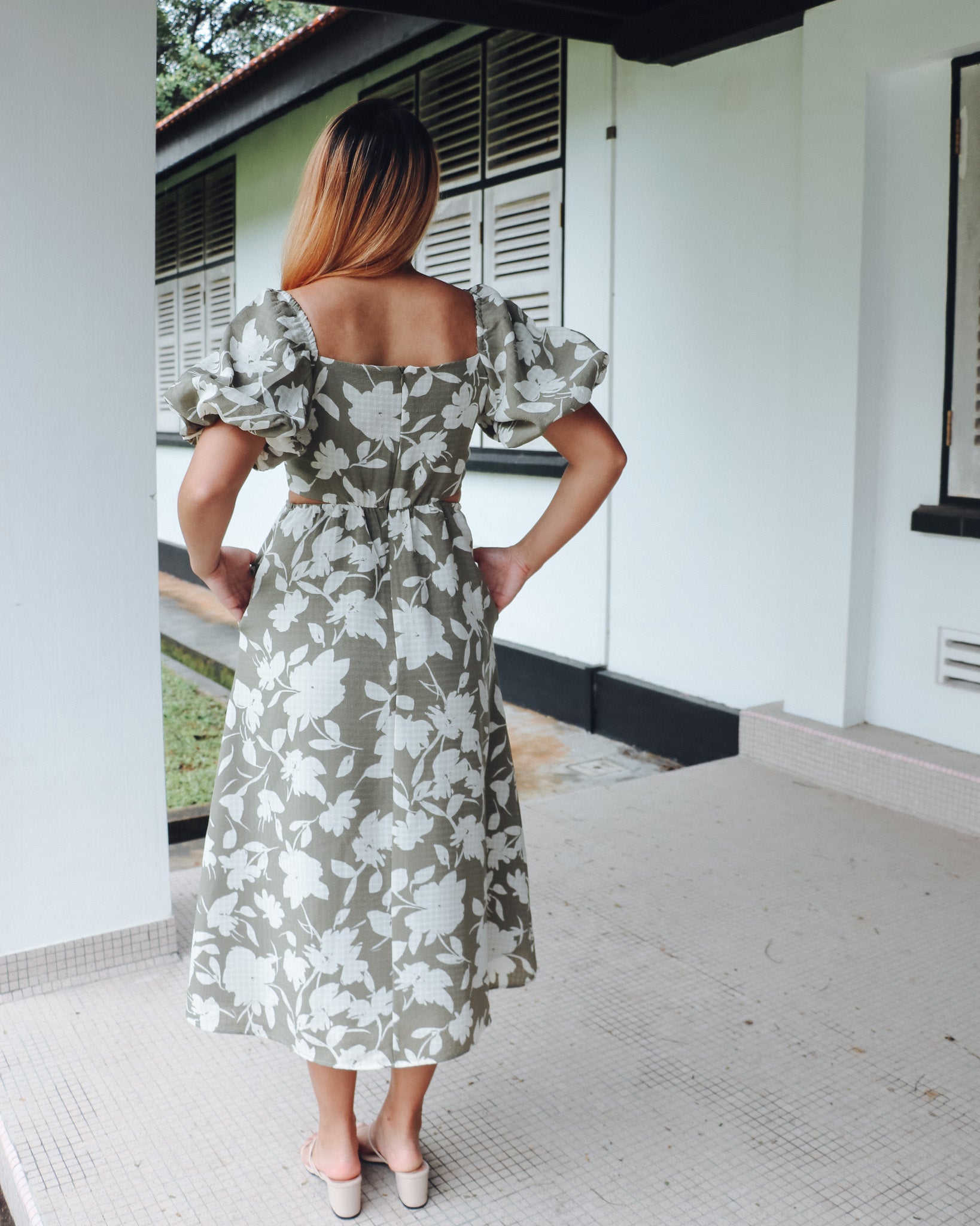 Candace Dress in Sage