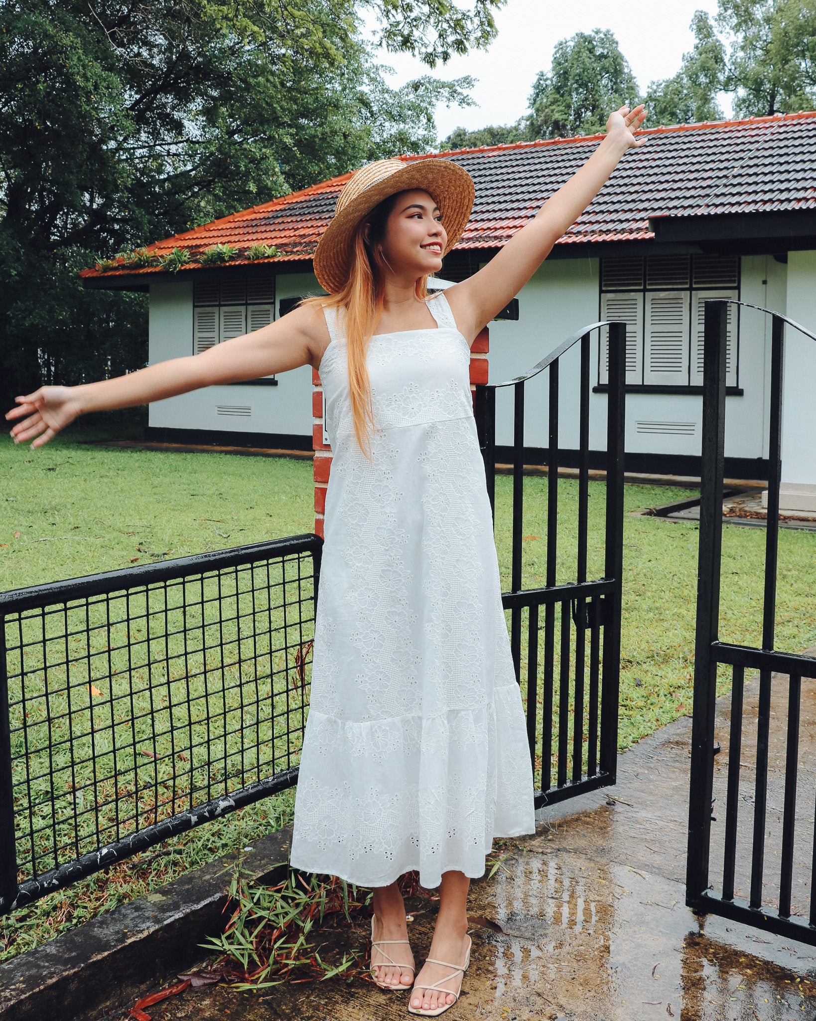 Gracie Dress in White