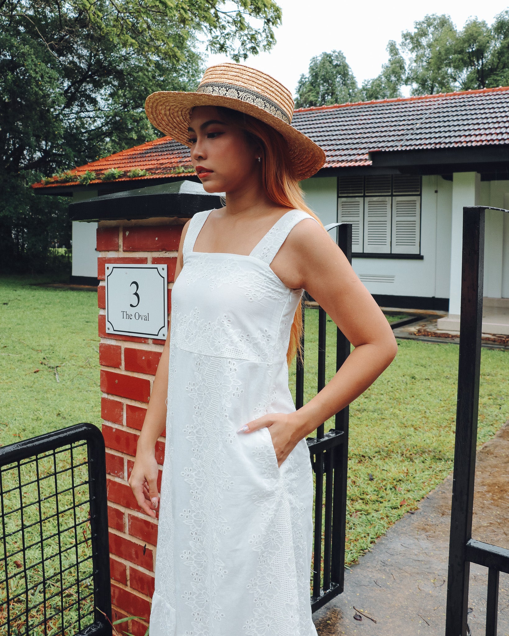 Gracie Dress in White
