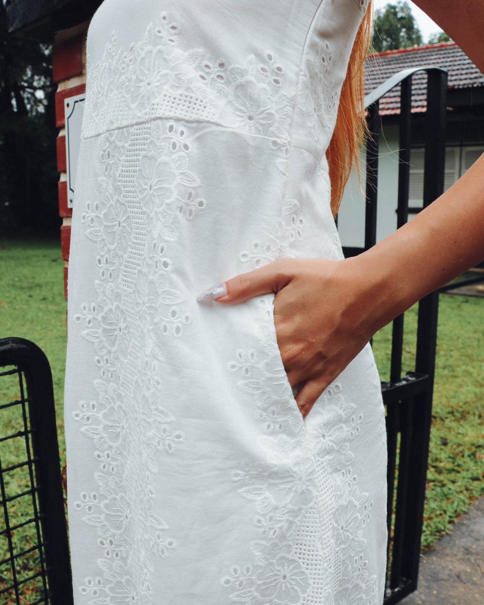 Gracie Dress in White