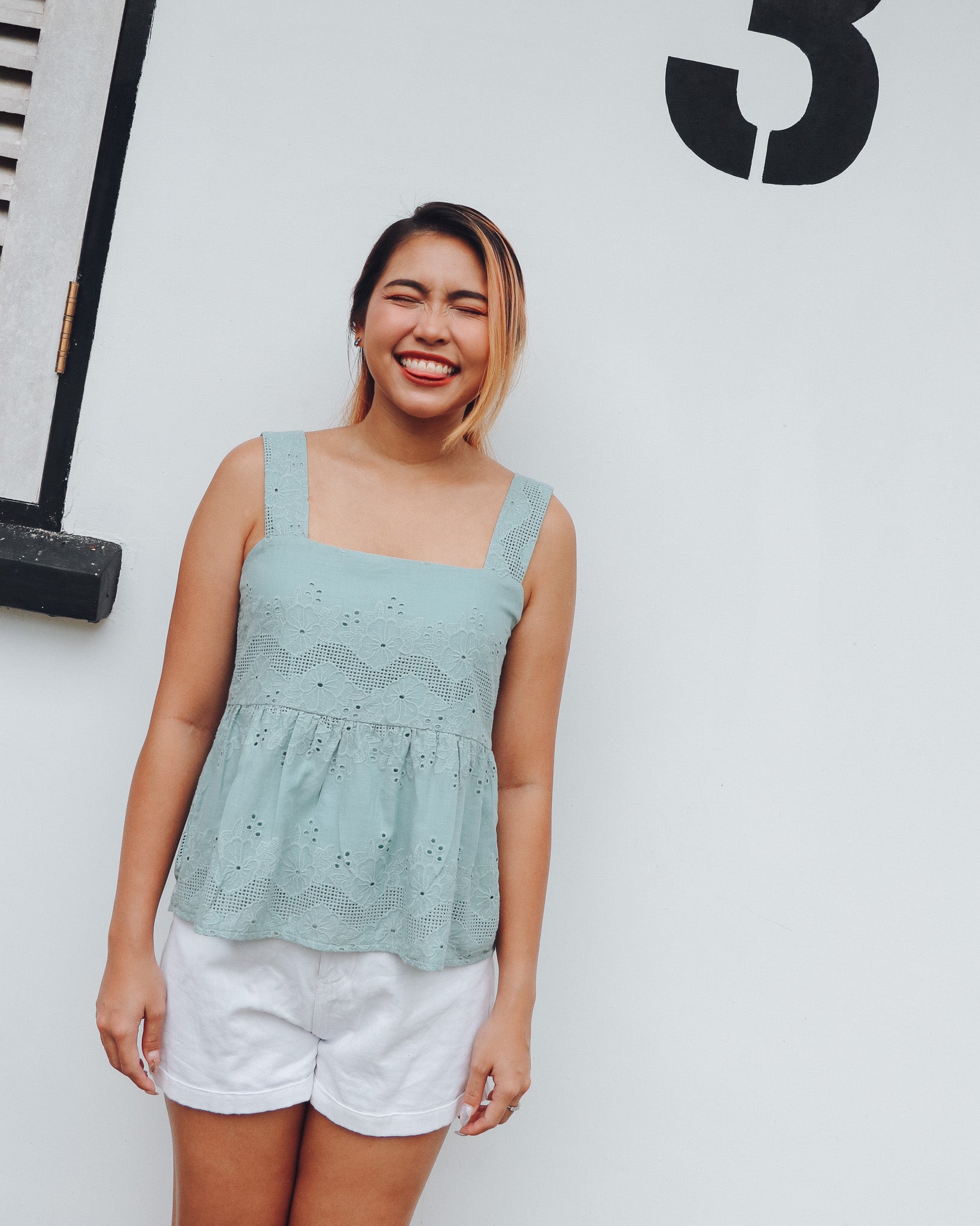 Lilith Top in Sage