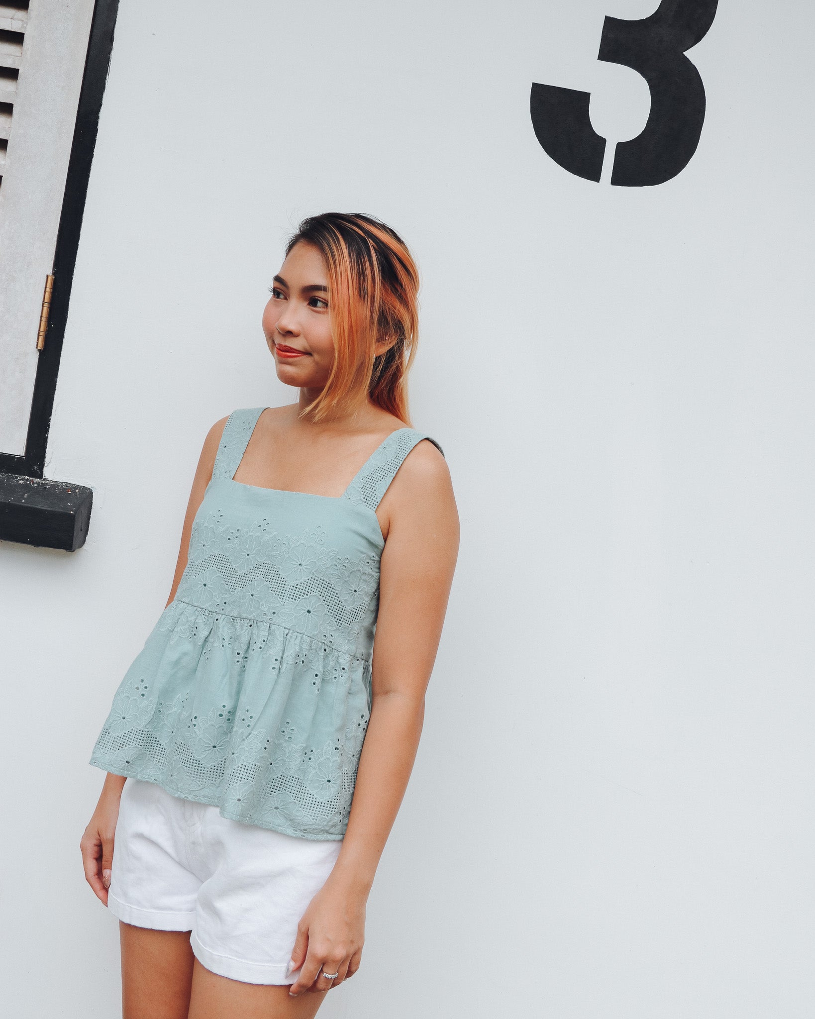 Lilith Top in Sage