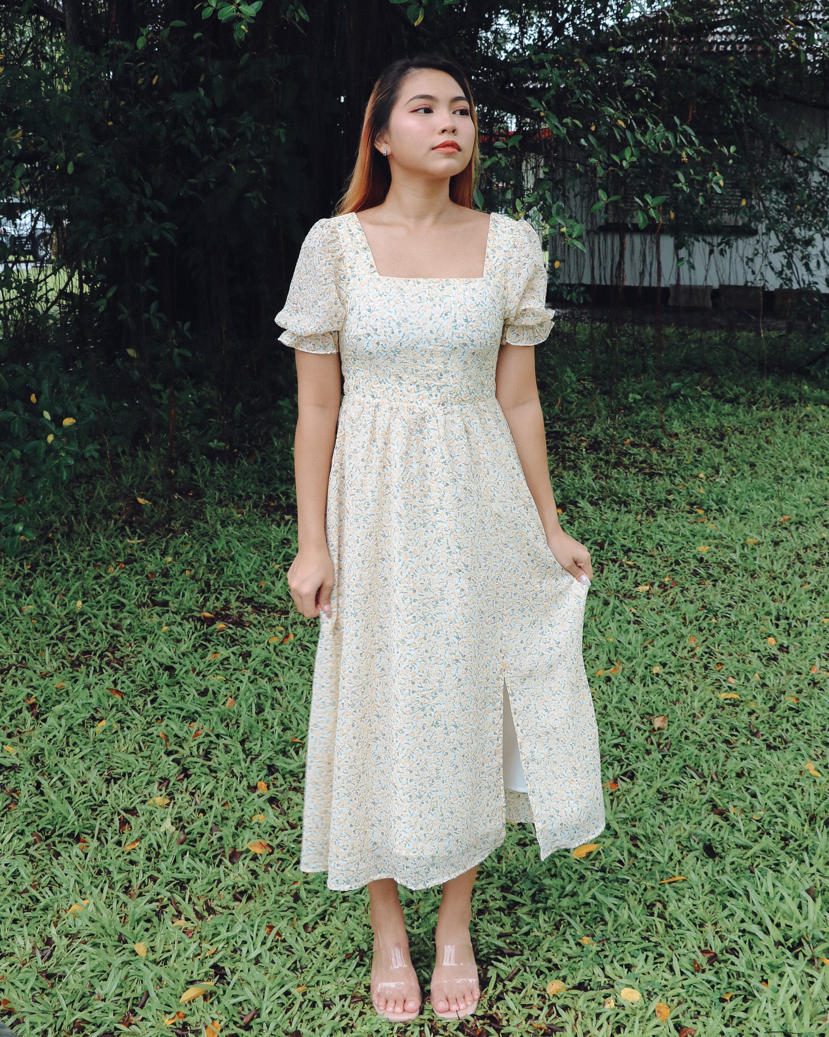 Naomi Dress in Yellow