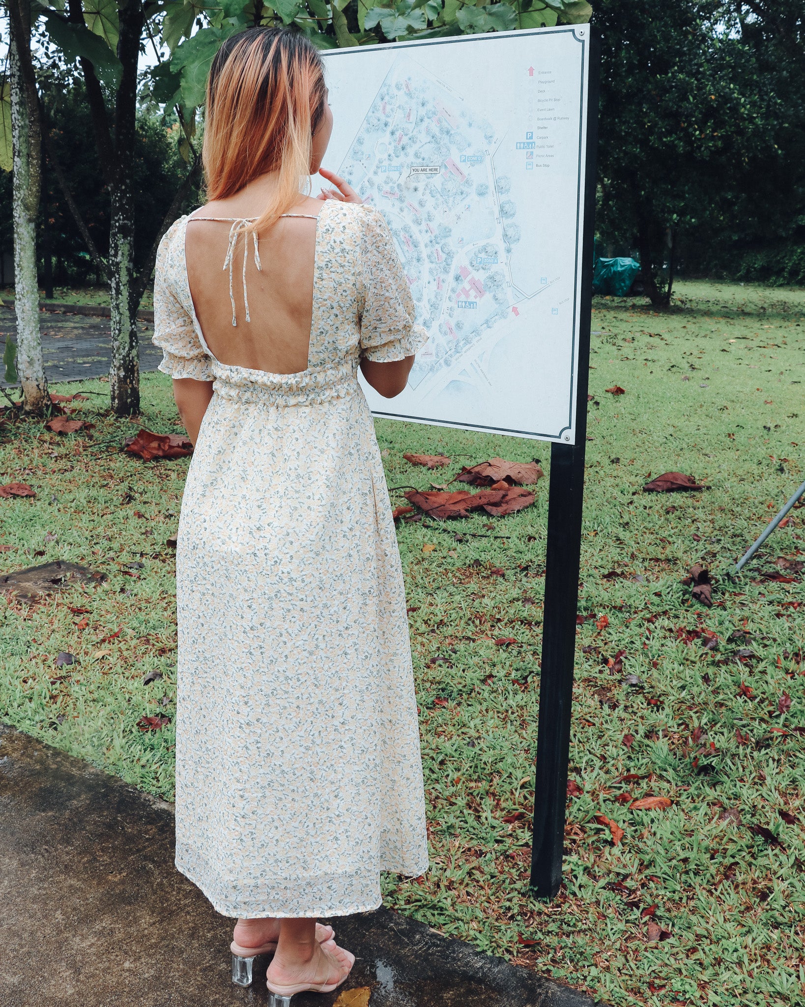 Naomi Dress in Yellow