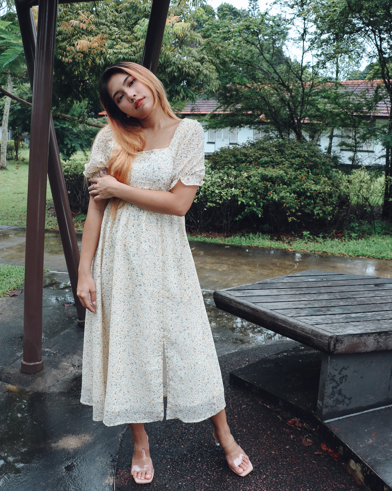 Naomi Dress in Yellow