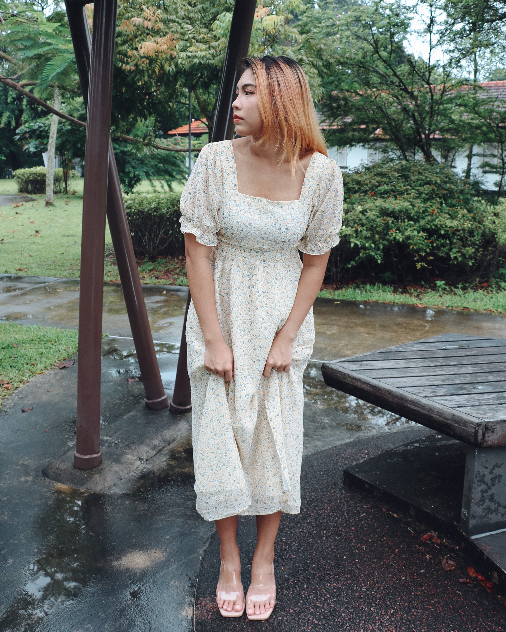 Naomi Dress in Yellow