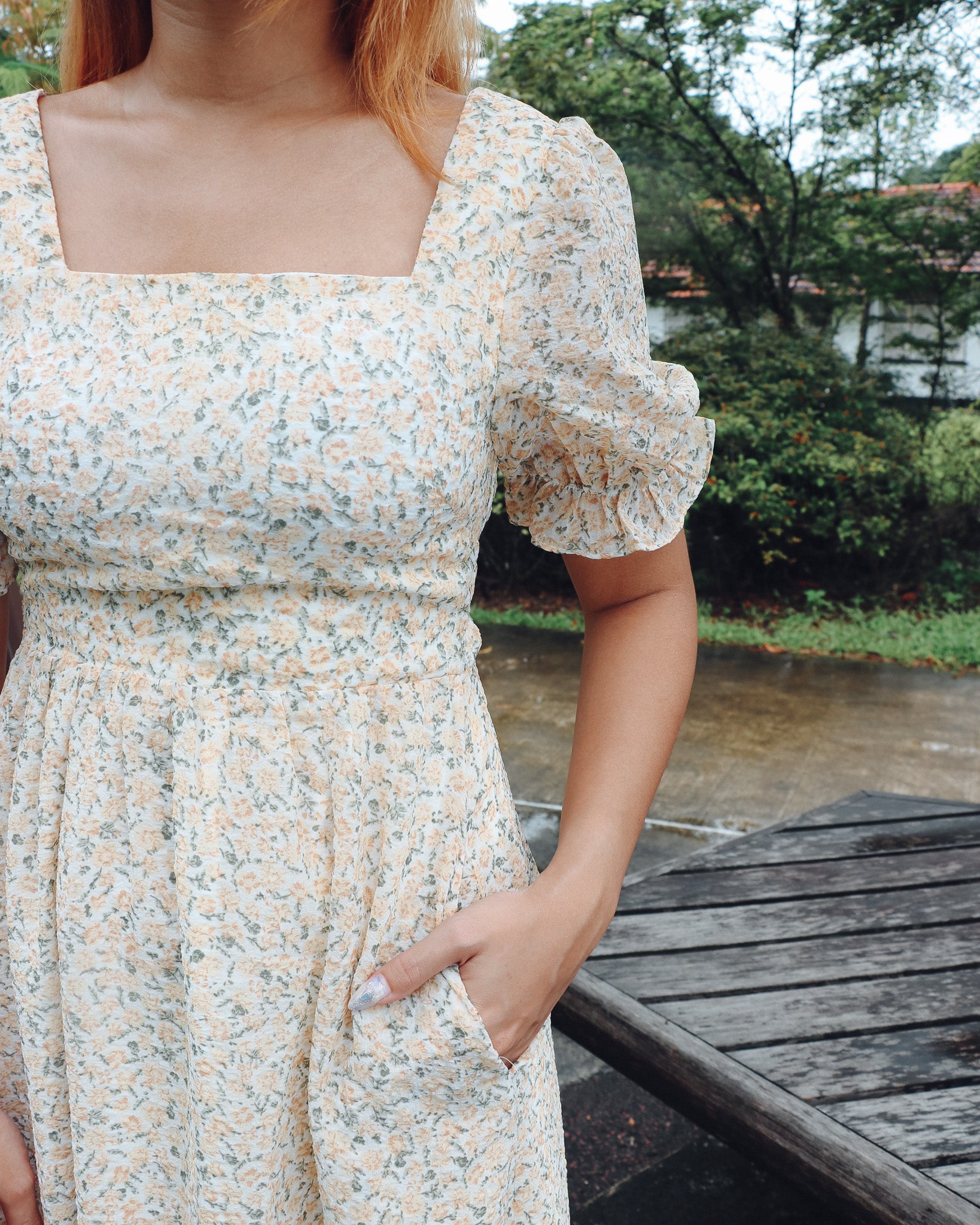 Naomi Dress in Yellow