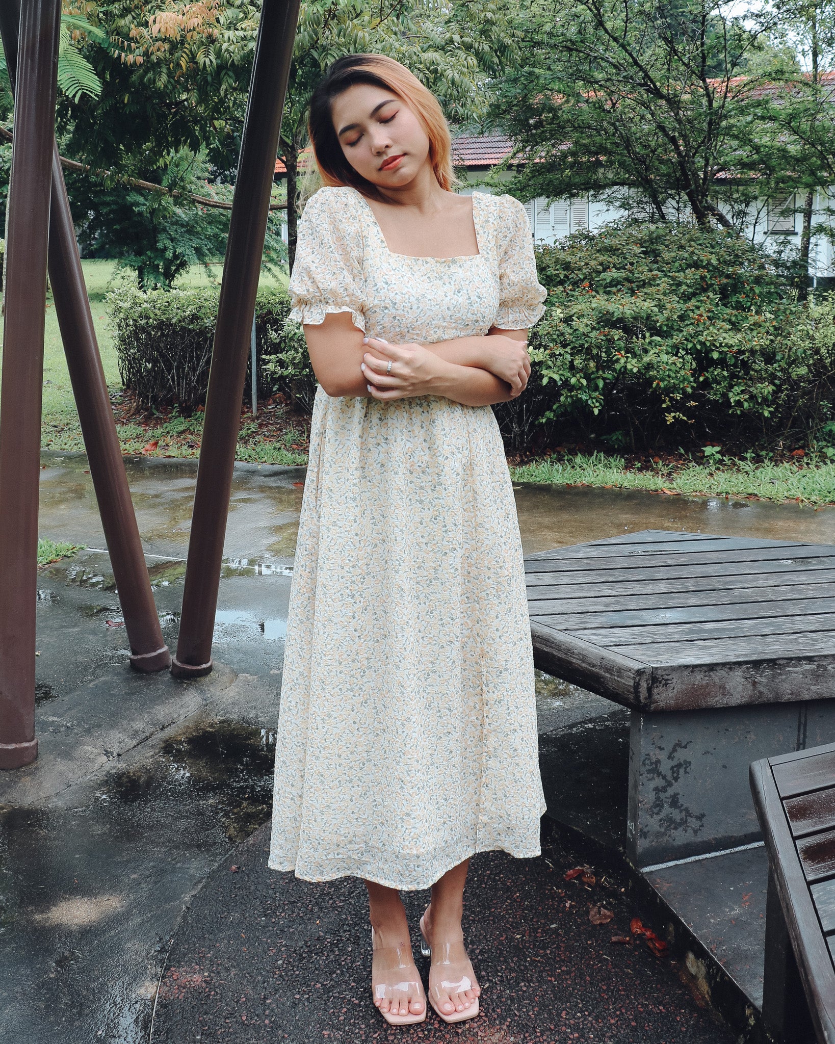 Naomi Dress in Yellow