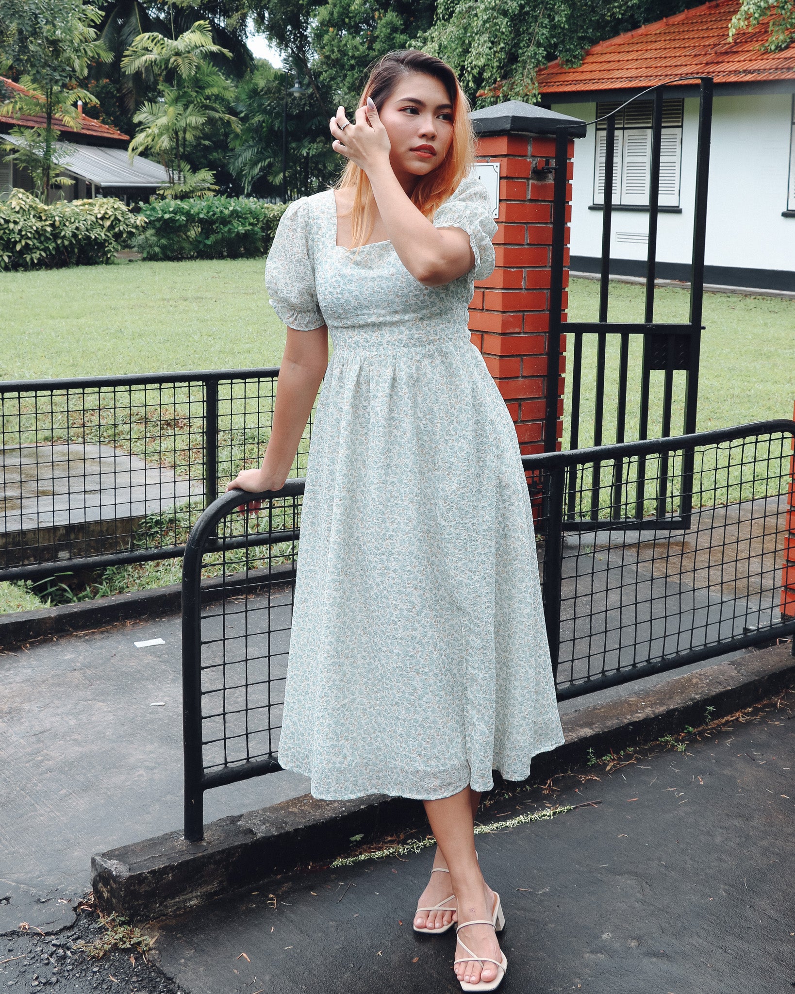 Naomi Dress in Green