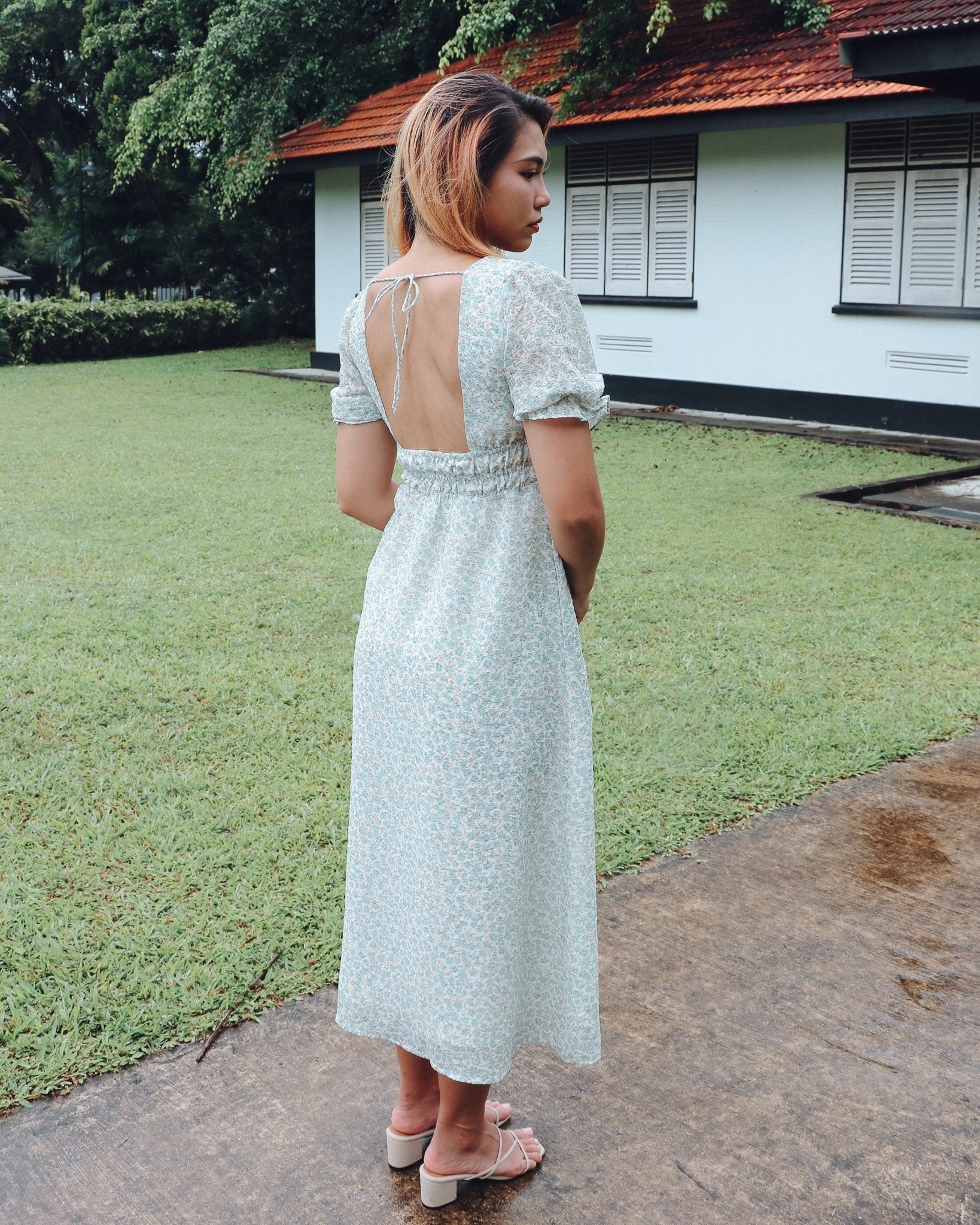 Naomi Dress in Green