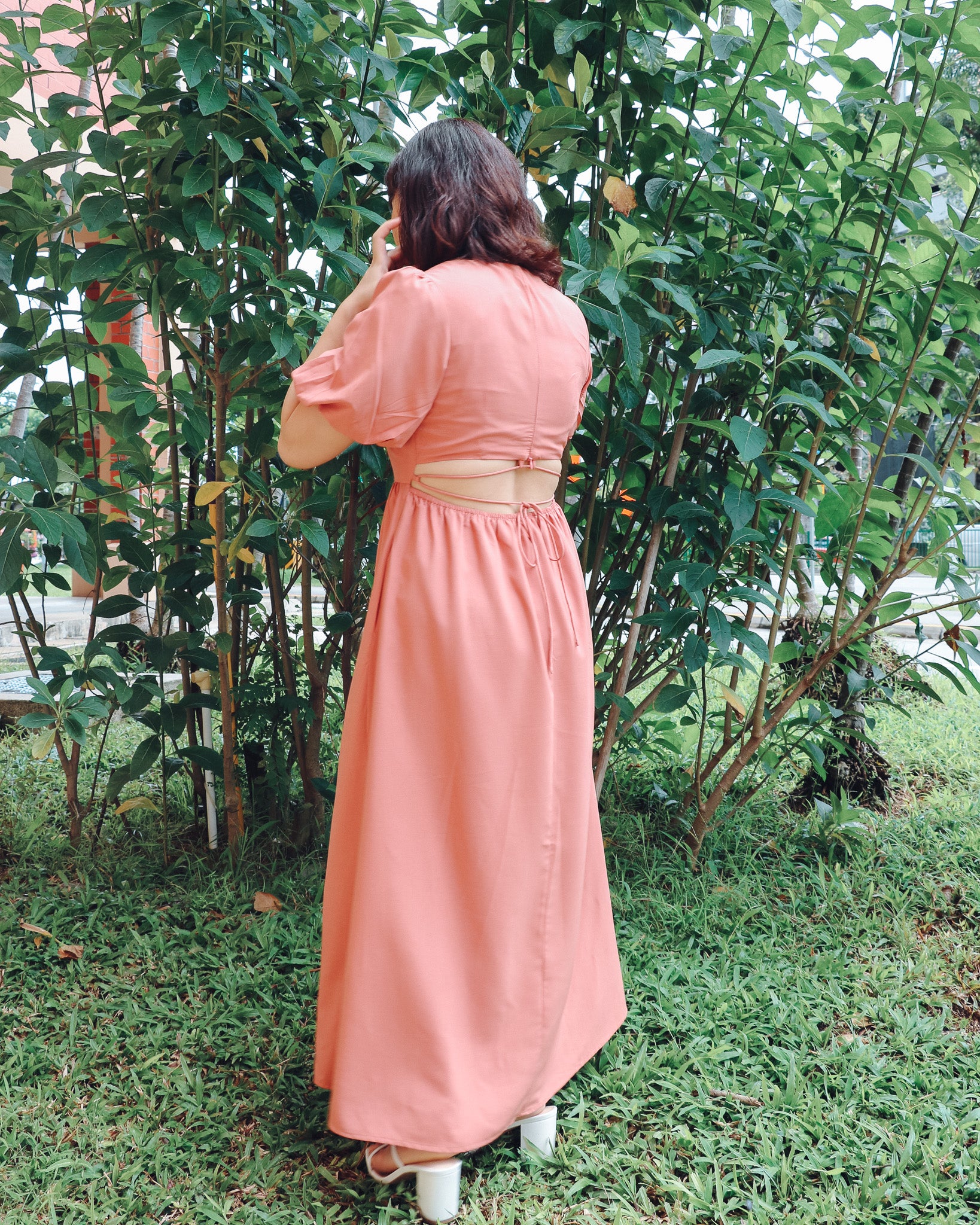 Ella Dress in Dusty Pink