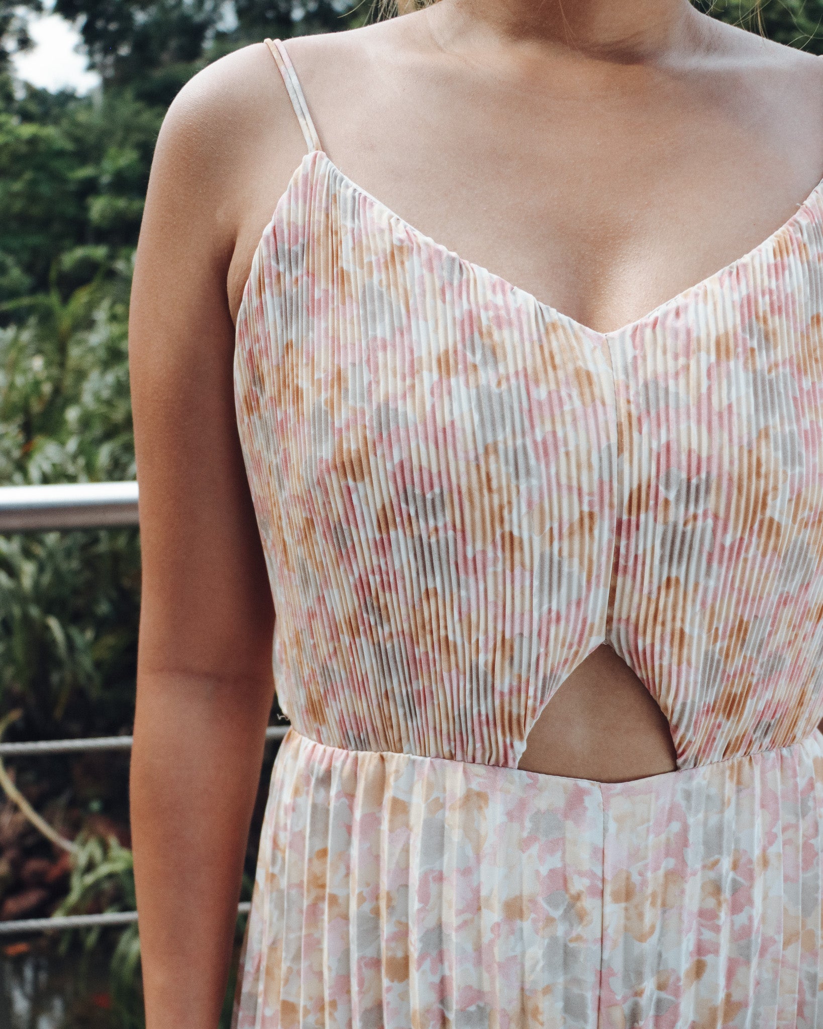 Leighton Jumpsuit in Pink Florals