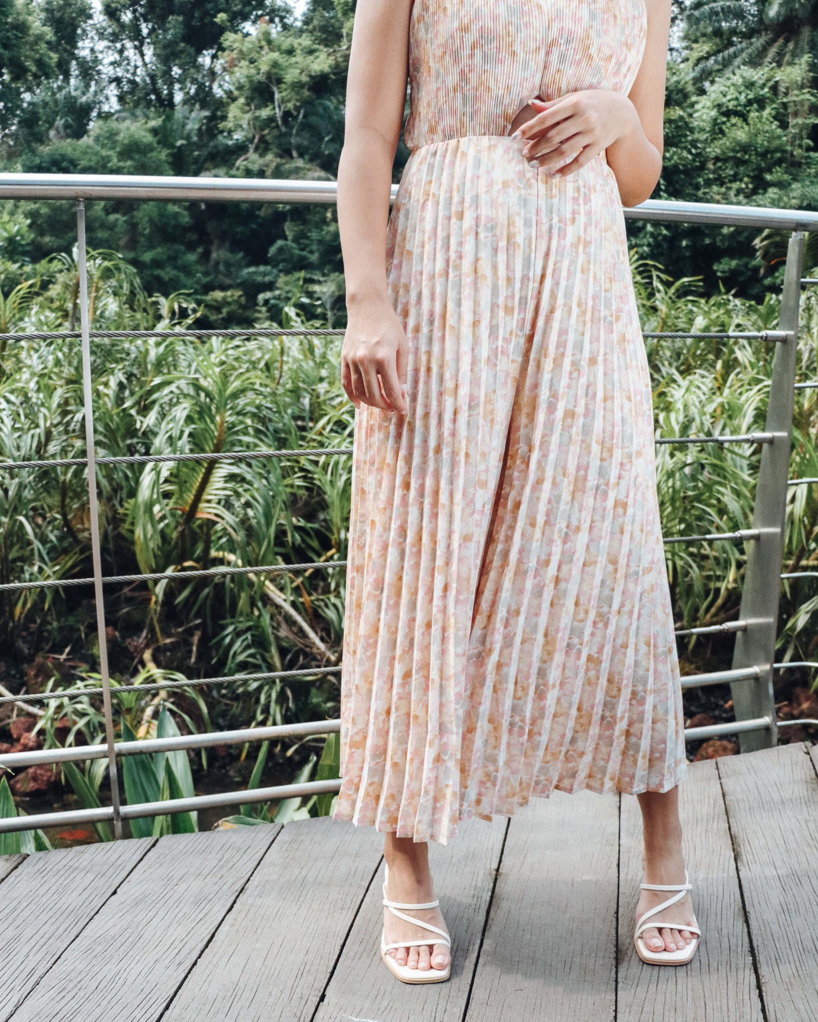 Leighton Jumpsuit in Pink Florals