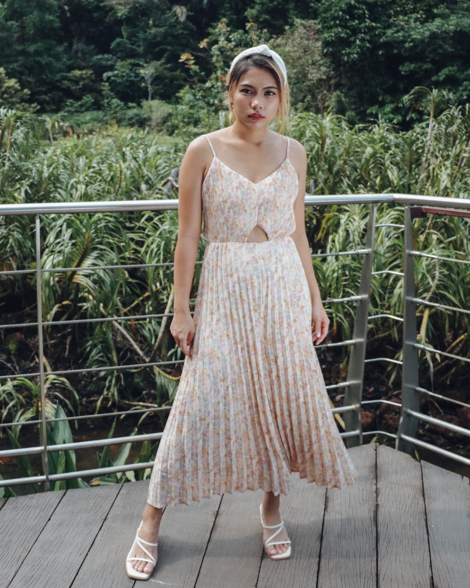 Leighton Jumpsuit in Pink Florals