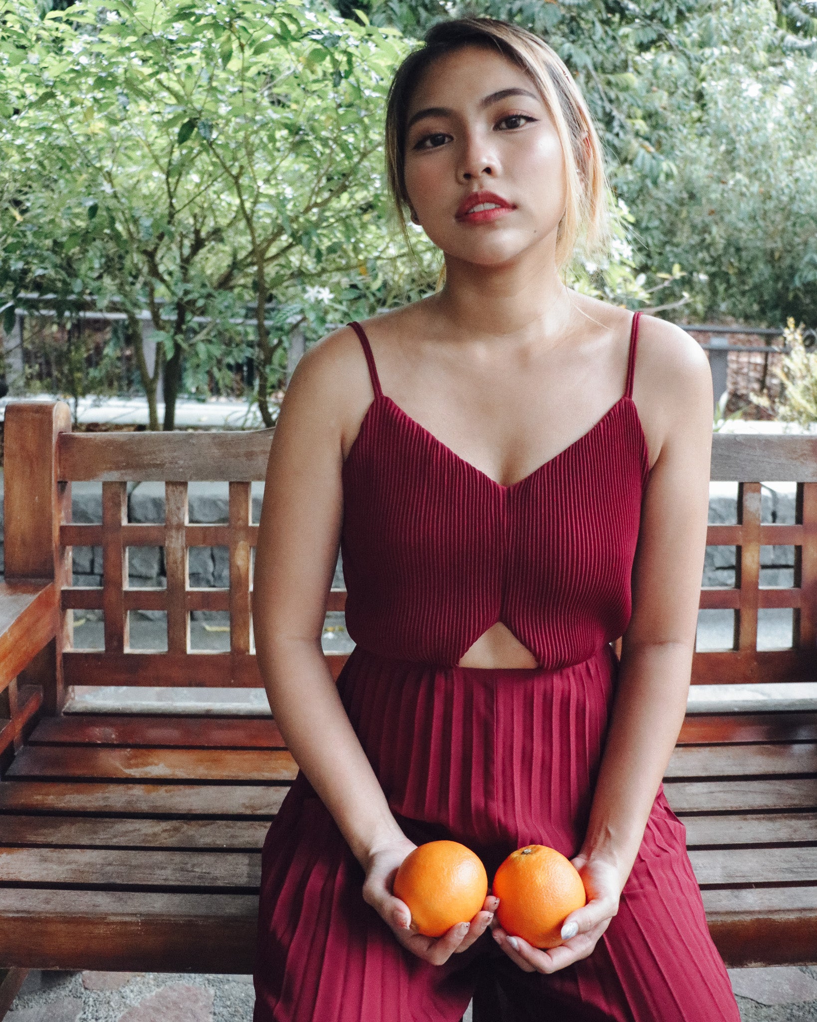 *BACK IN STOCK* Leighton Jumpsuit in Wine